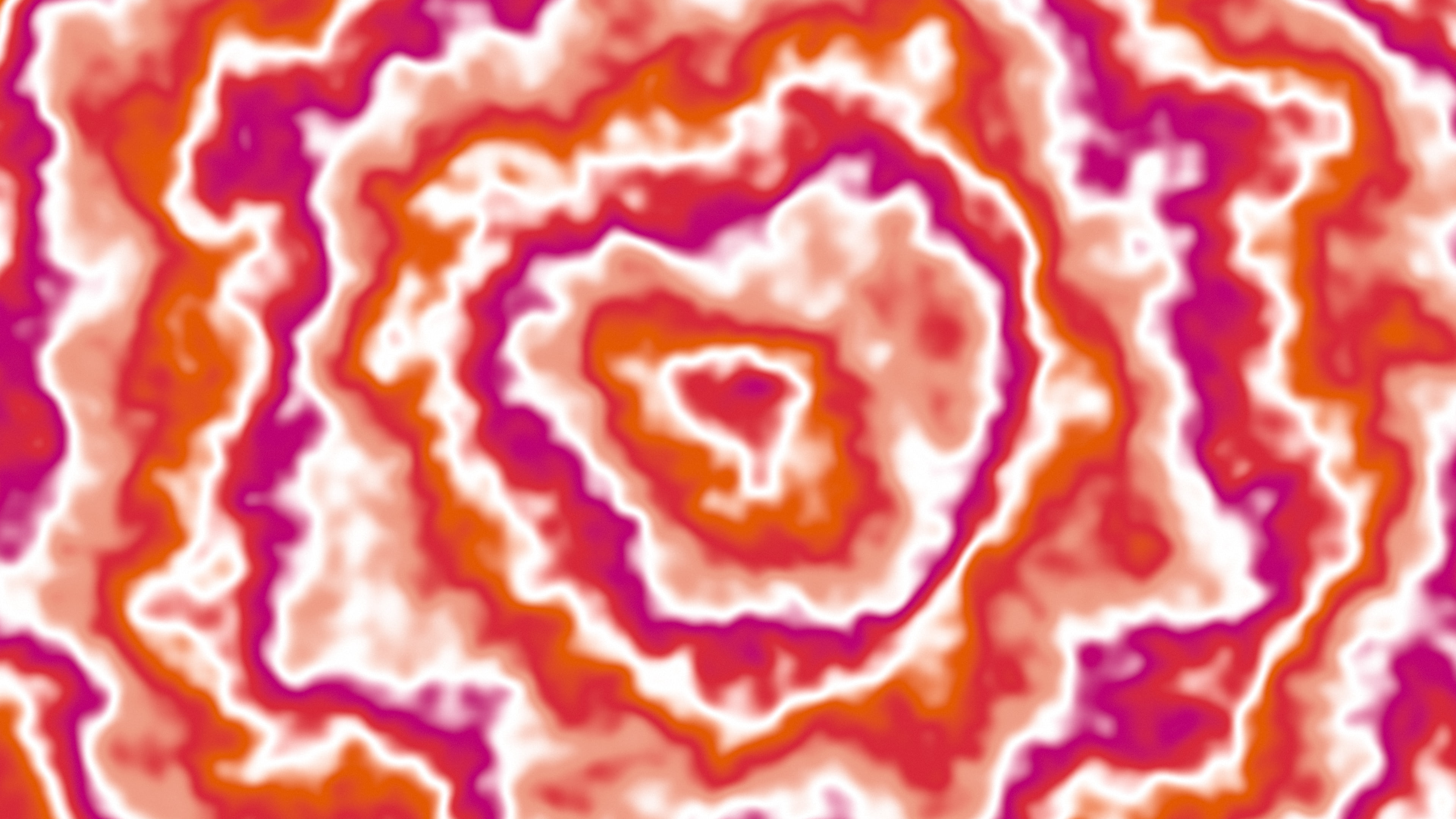 Red Bullseye Tie Dye desktop wallpaper in 4K