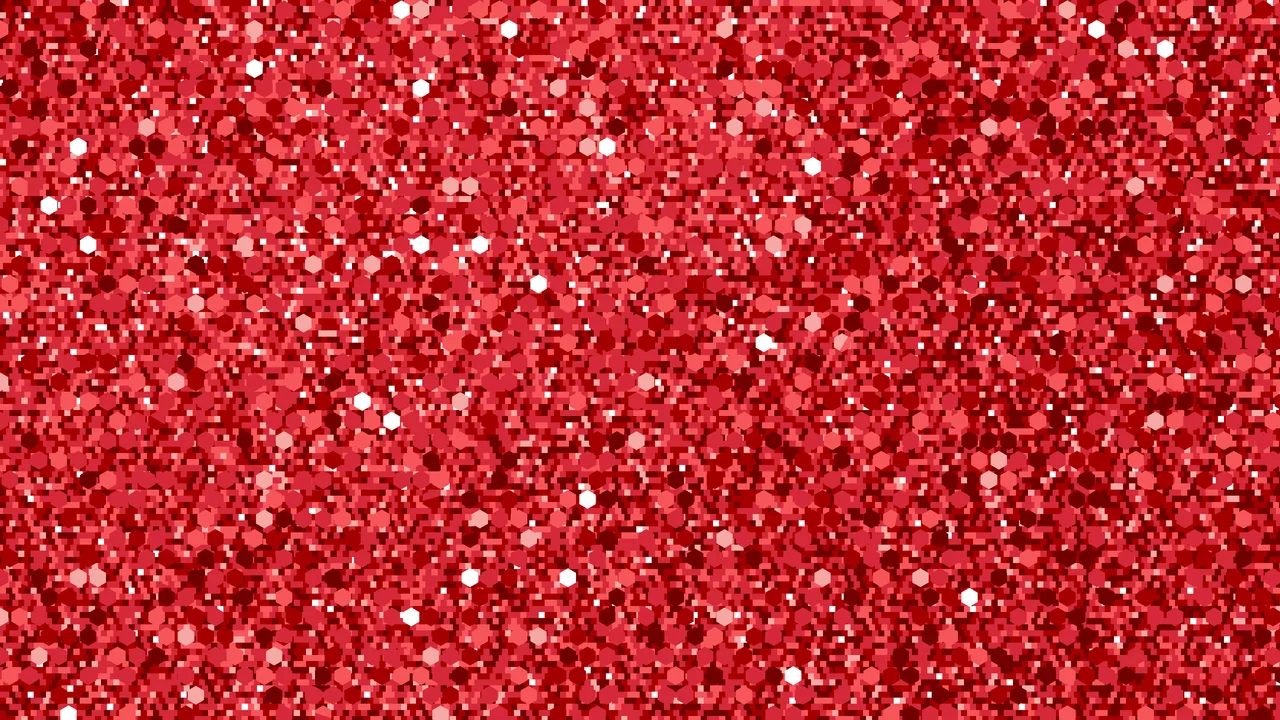 Red Chunky Glitter desktop wallpaper in 4K