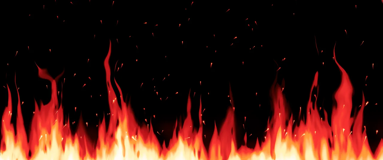 Red Flames ultrawide wallpaper, 3440 × 1440