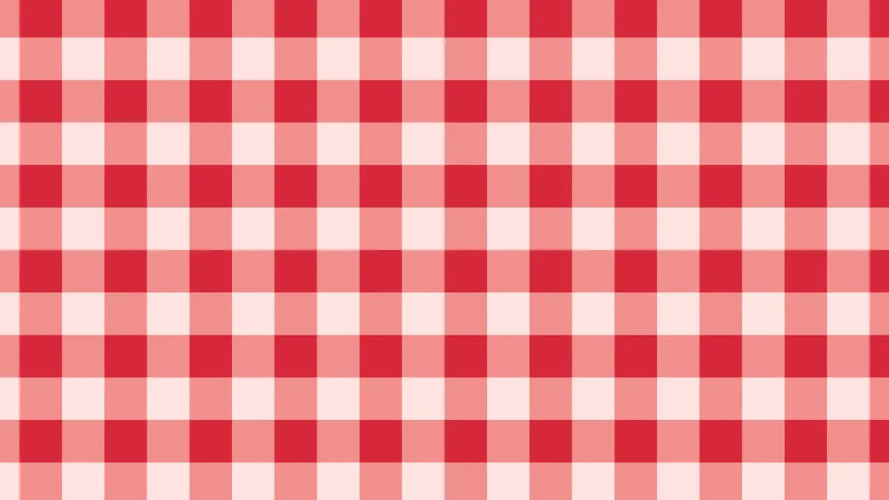 Red Gingham desktop wallpaper in 4K