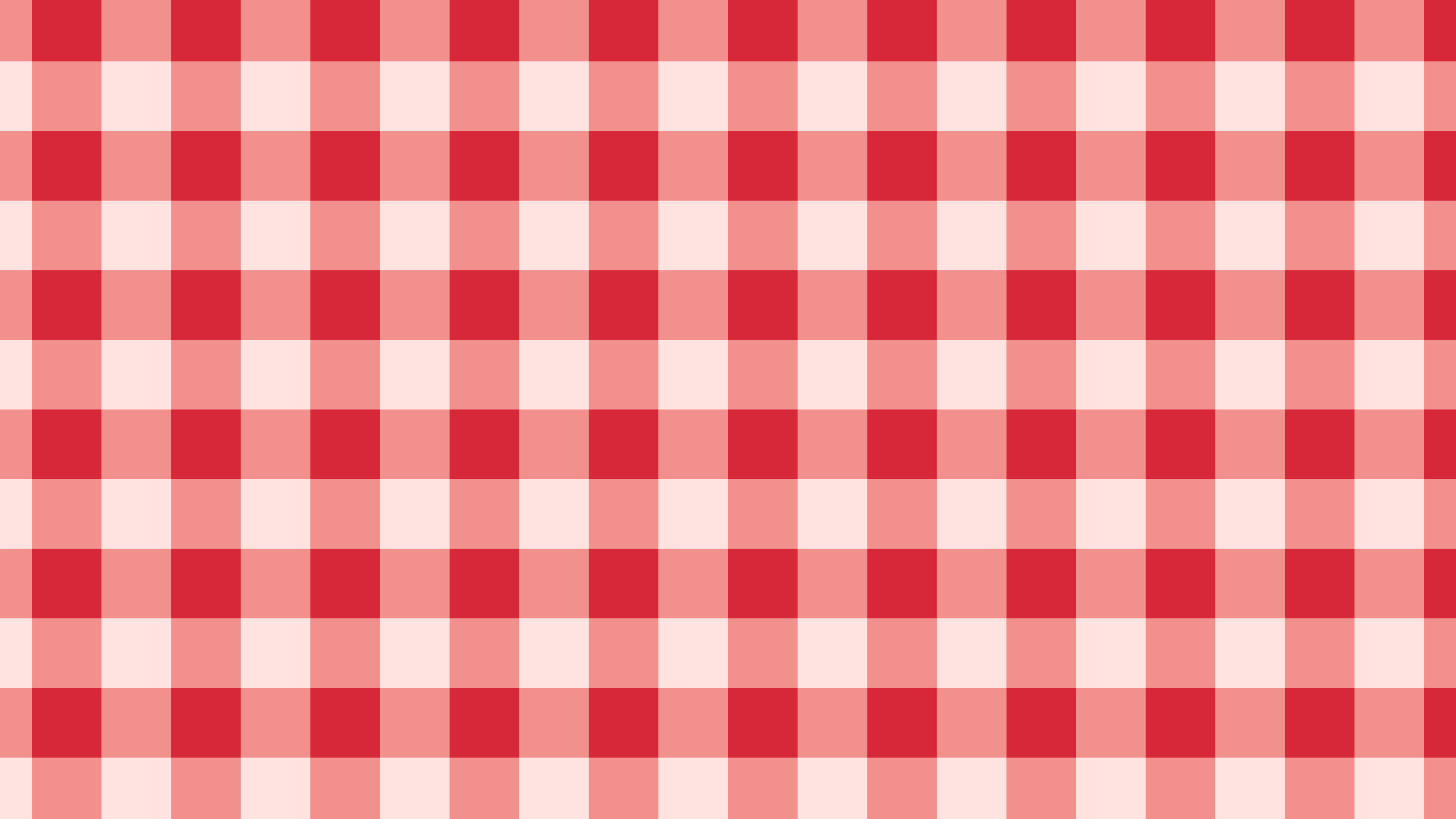 Red Gingham desktop wallpaper in 4K