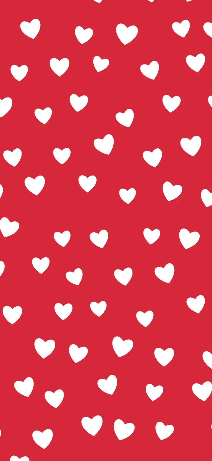 Red Heart Pattern wallpaper for iPhone and Android