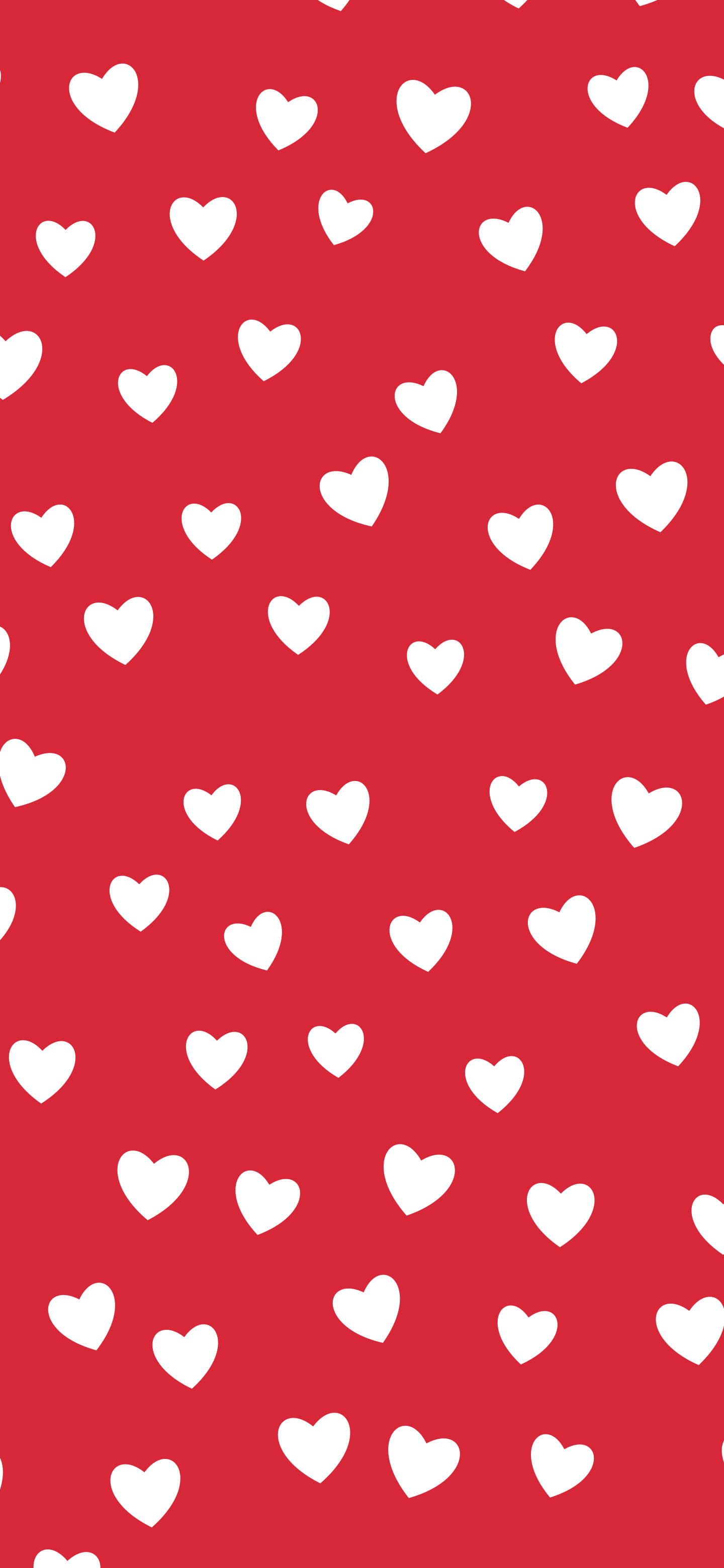 Red Heart Pattern wallpaper for iPhone and Android