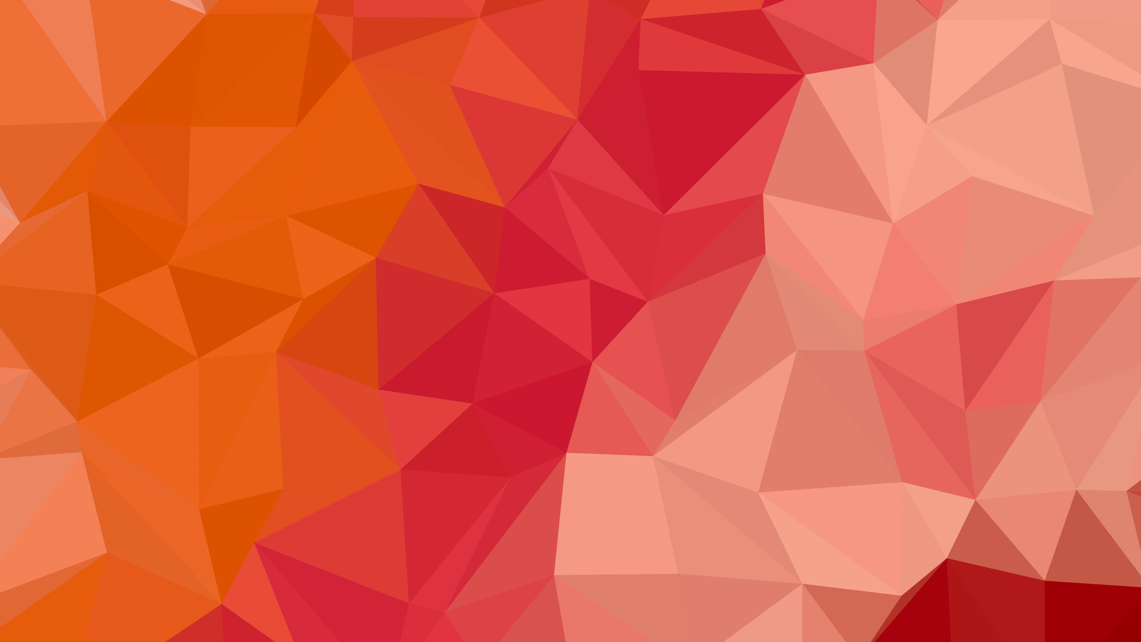 Red Low Poly desktop wallpaper in 4K