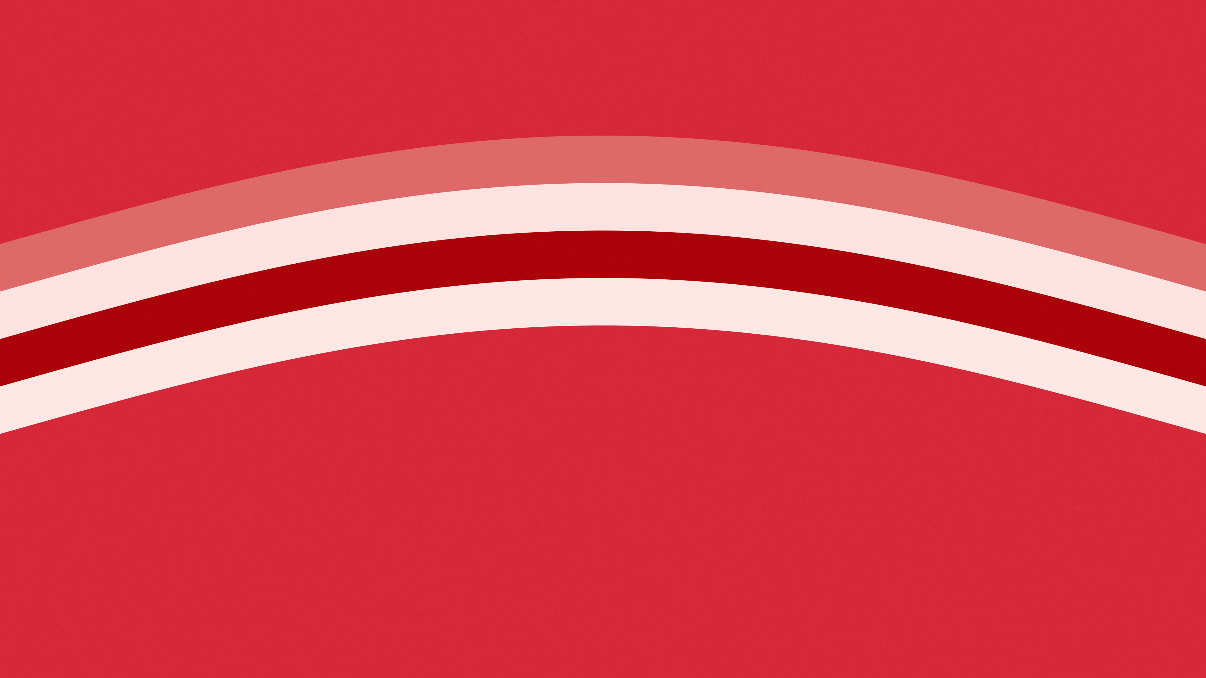 Red Retro Stripe desktop wallpaper in 4K