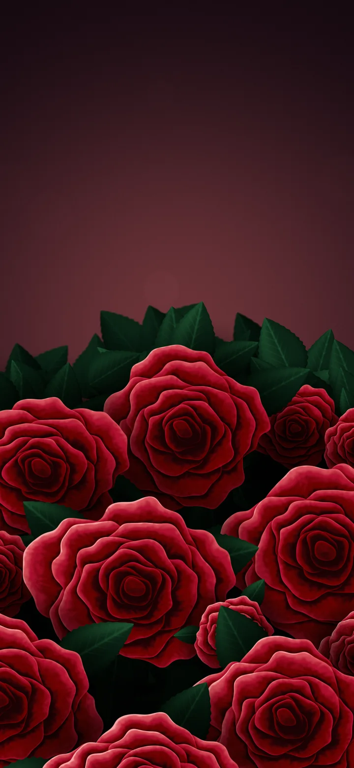 Red Rose Bouquet wallpaper for iPhone and Android