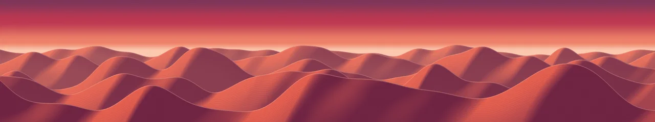 Red Sand Dunes triple monitor wallpaper, 7680 × 1440