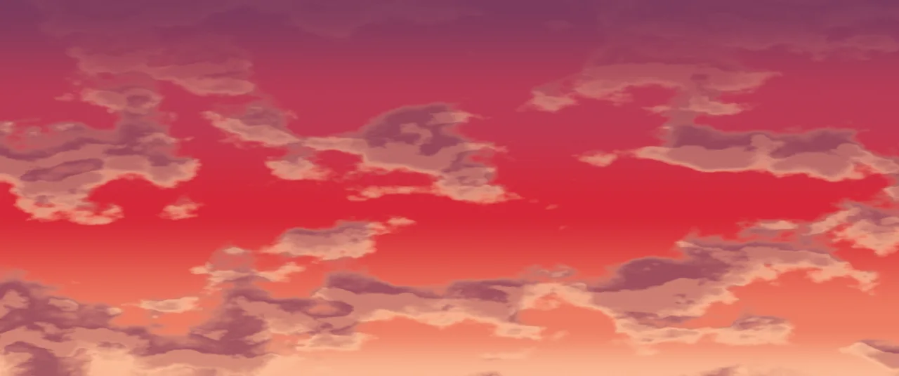 Red Sunset Clouds ultrawide wallpaper, 3440 × 1440