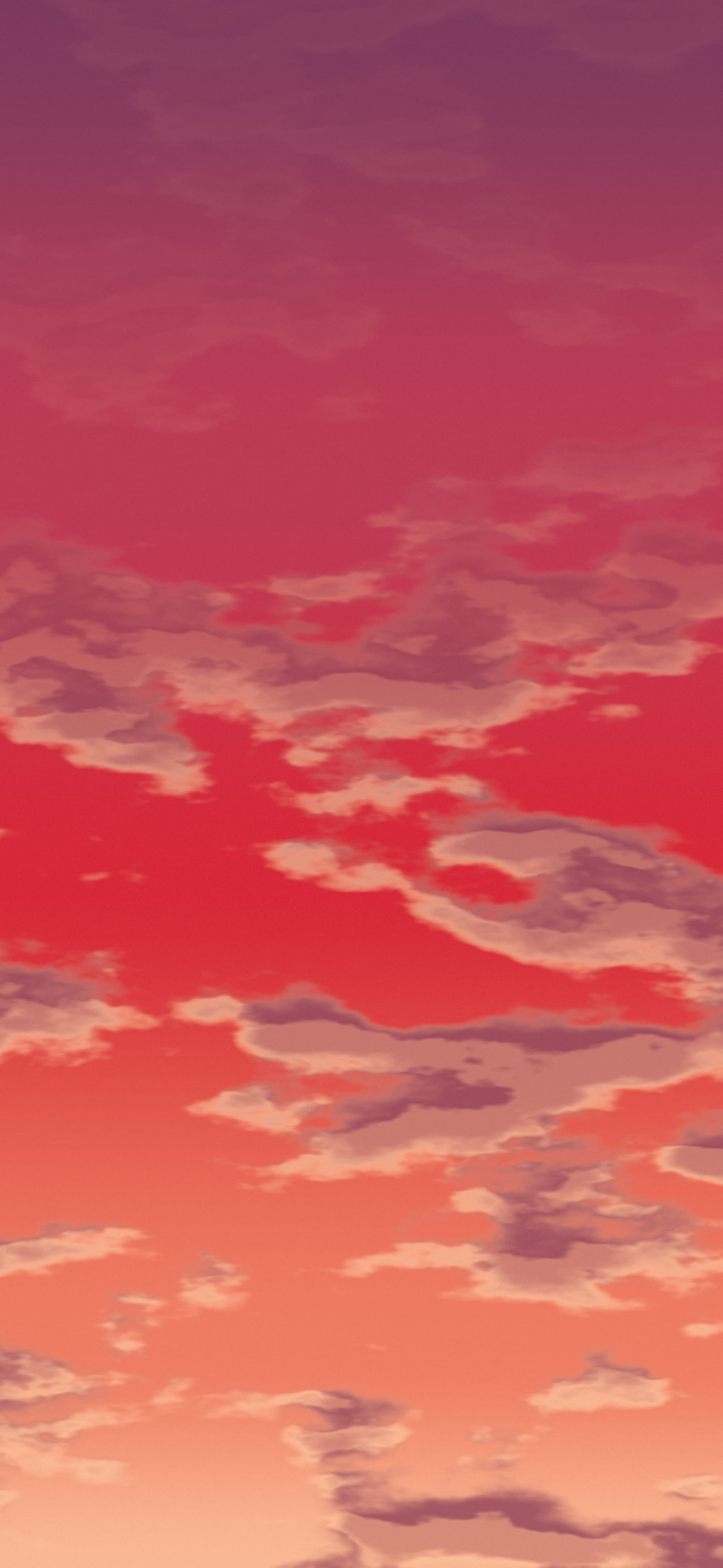 Red Sunset Clouds wallpaper for iPhone and Android