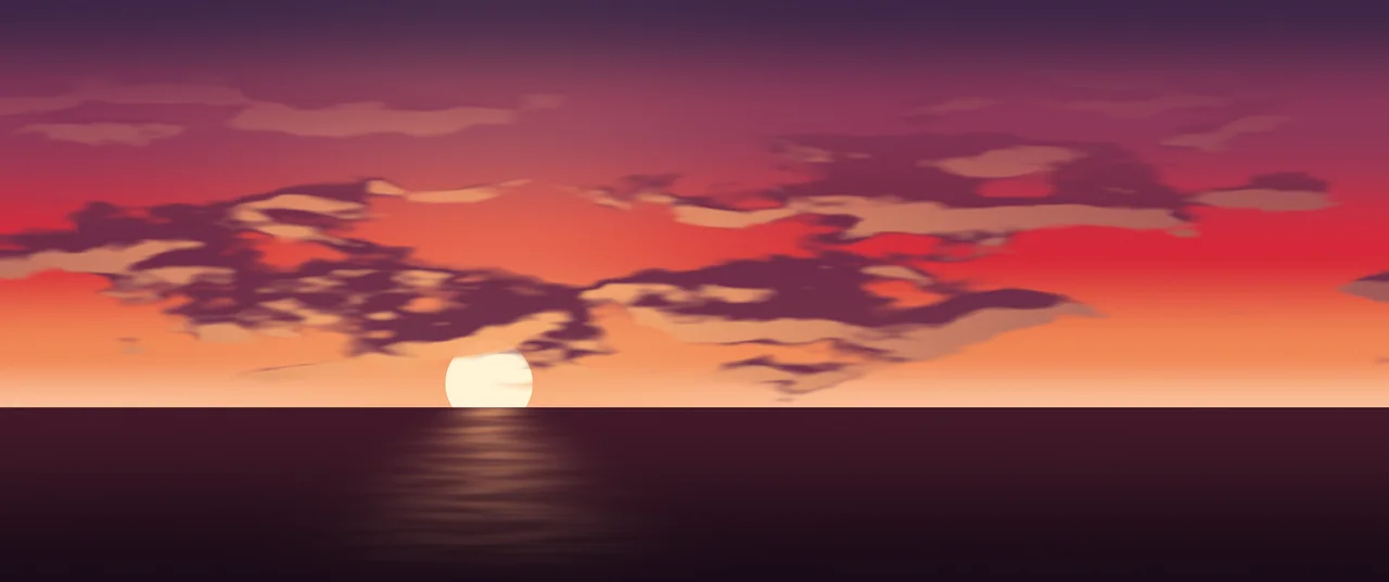 Red Sunset Sky ultrawide wallpaper, 3440 × 1440