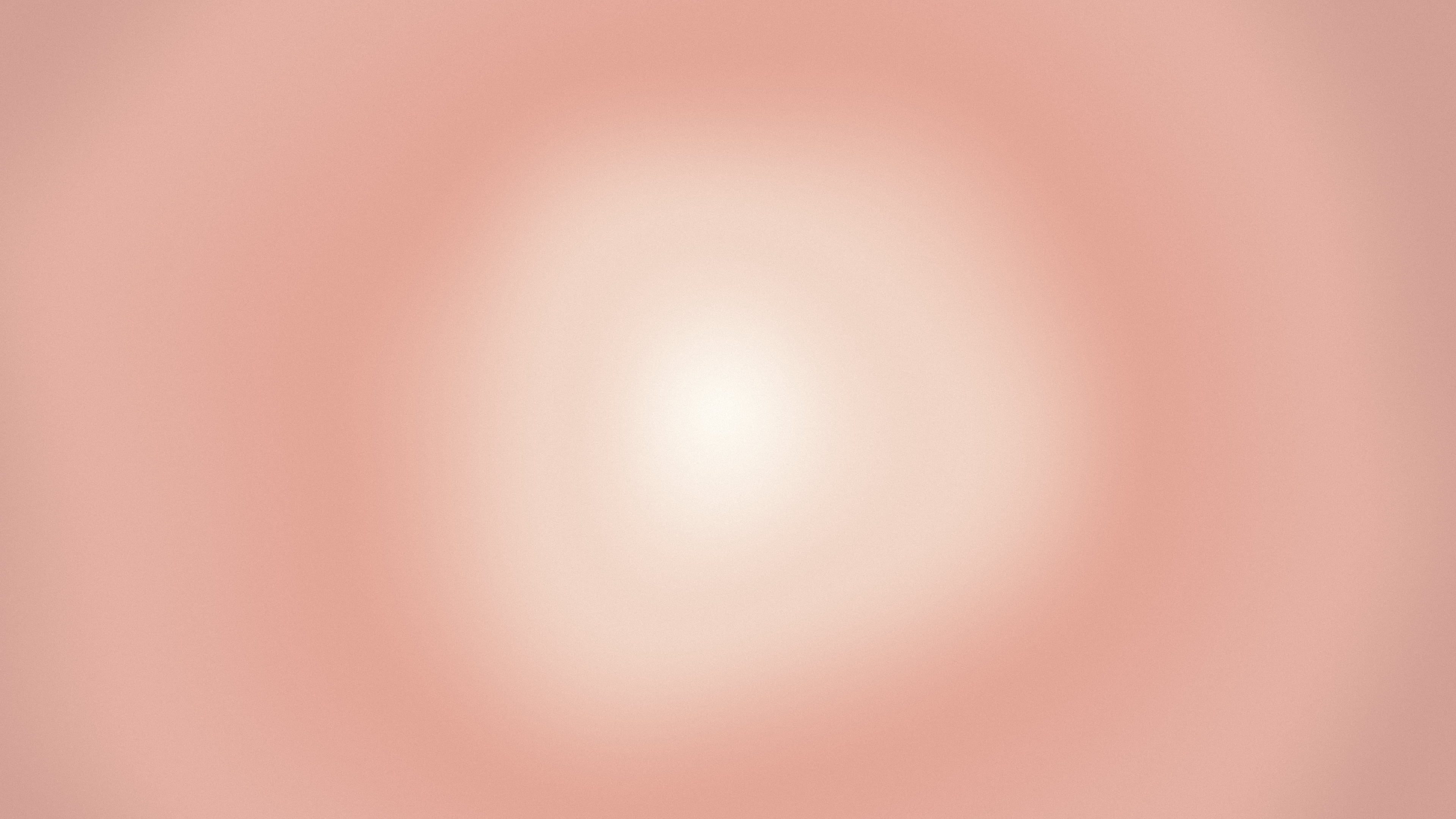 Rose Gold and Cream Aura Gradient desktop wallpaper in 4K