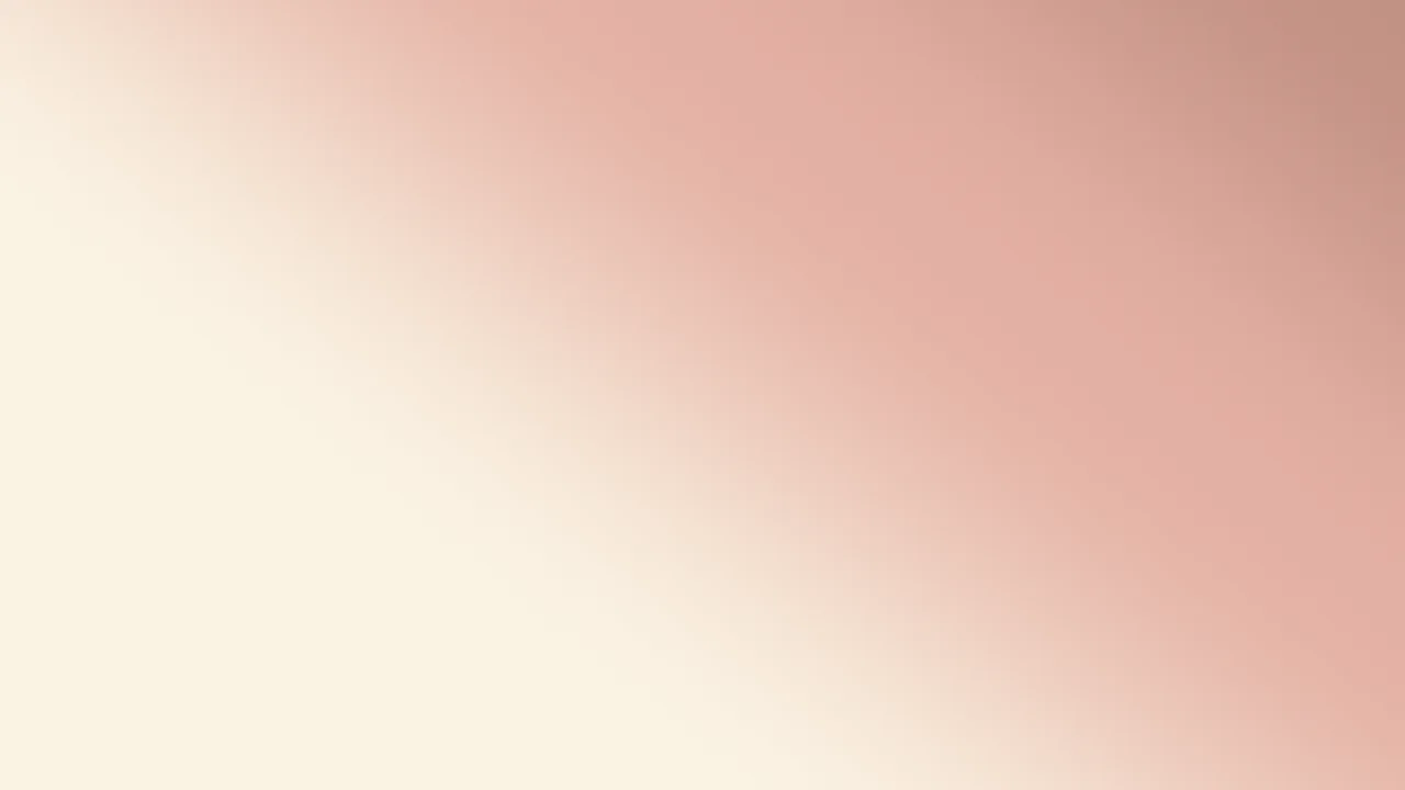 Rose Gold and Cream Diagonal Ombre Gradient desktop wallpaper in 4K