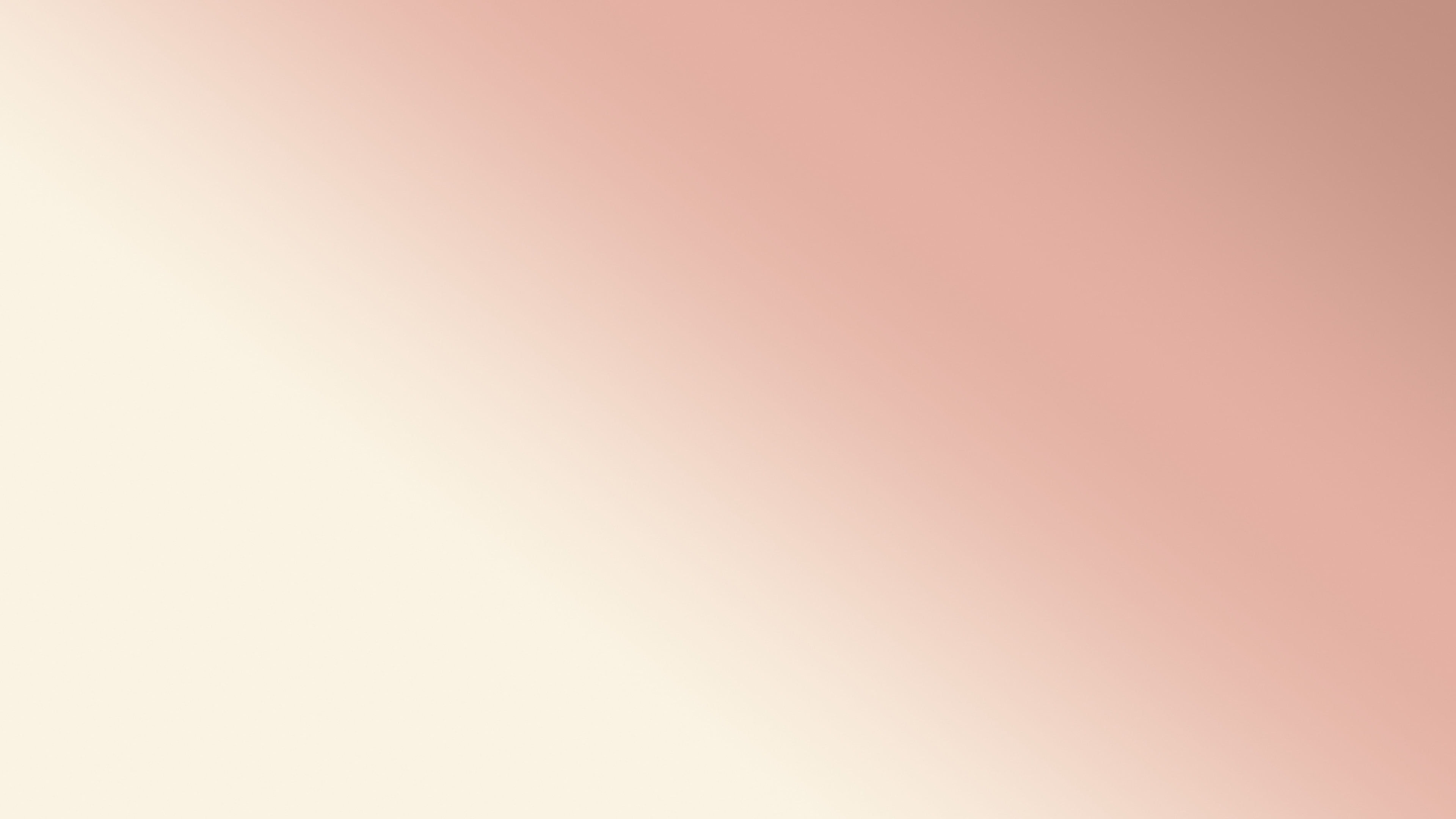 Rose Gold and Cream Diagonal Ombre Gradient desktop wallpaper in 4K