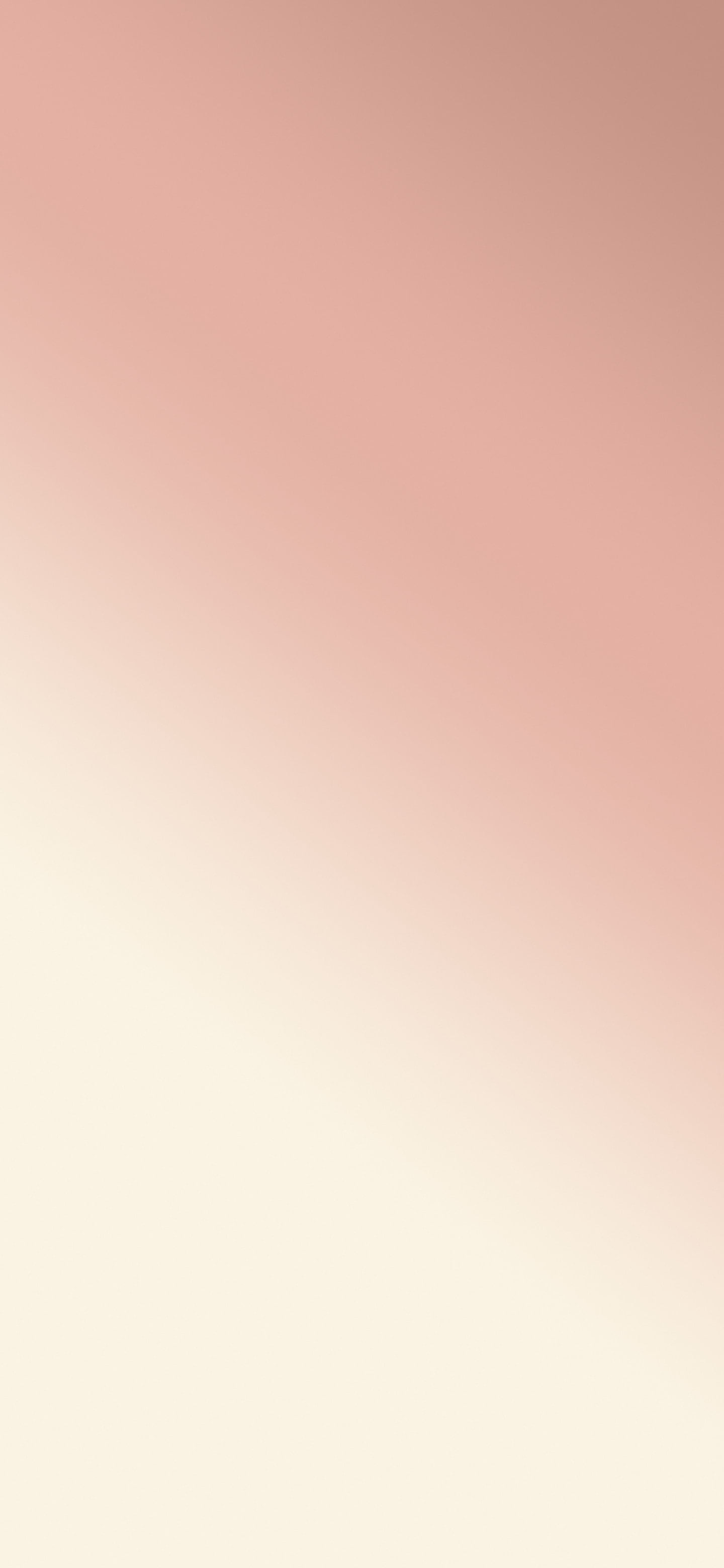 Rose Gold and Cream Diagonal Ombre Gradient wallpaper for iPhone and Android