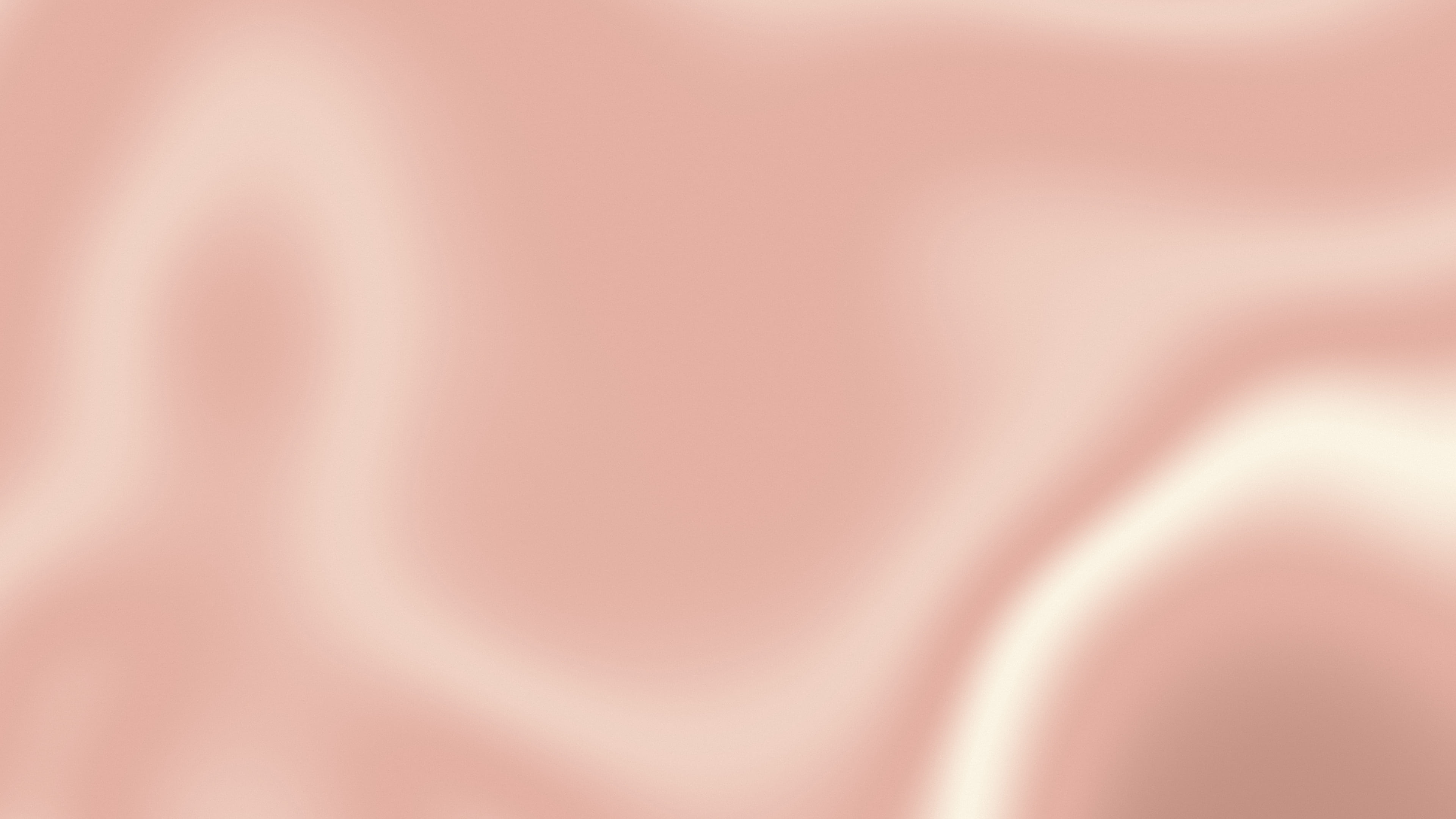Rose Gold and Cream Silky Gradient desktop wallpaper in 4K