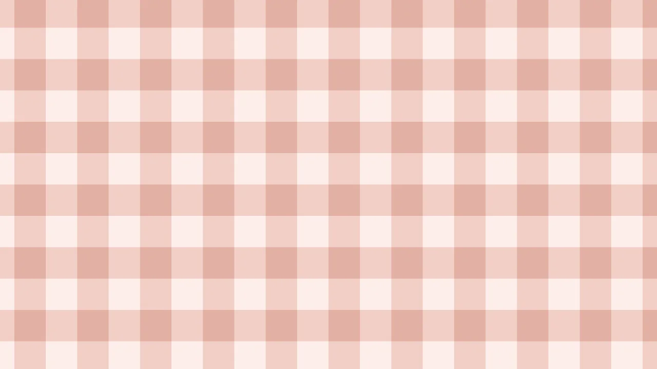 Rose Gold Gingham desktop wallpaper in 4K