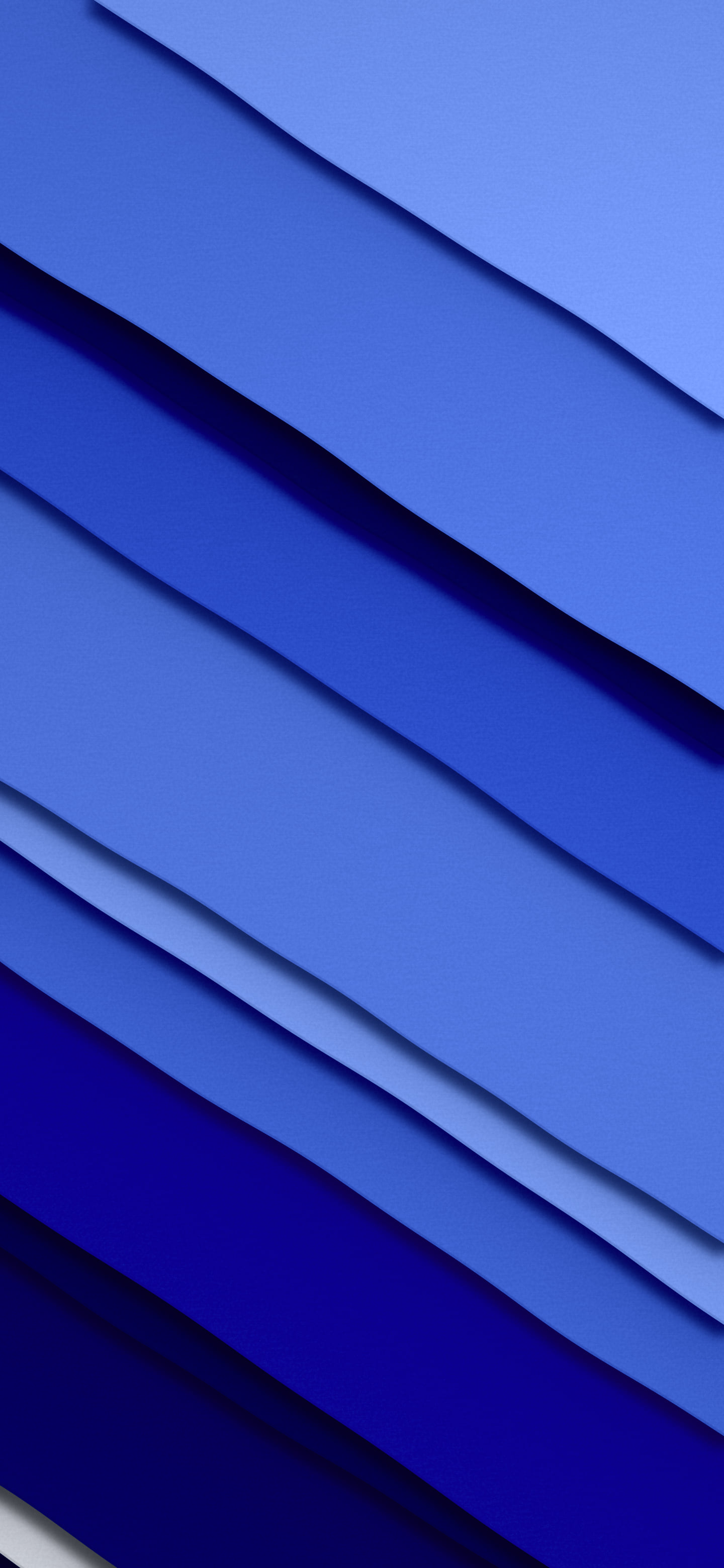 Royal Blue 3D Paper Cut Stripes wallpaper for iPhone and Android