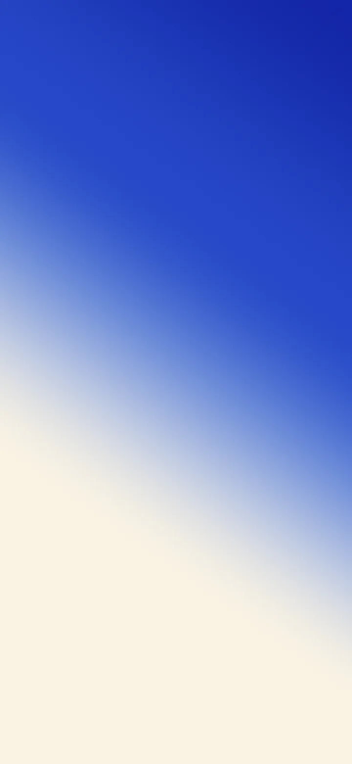 Royal Blue and Cream Diagonal Ombre Gradient wallpaper for iPhone and Android