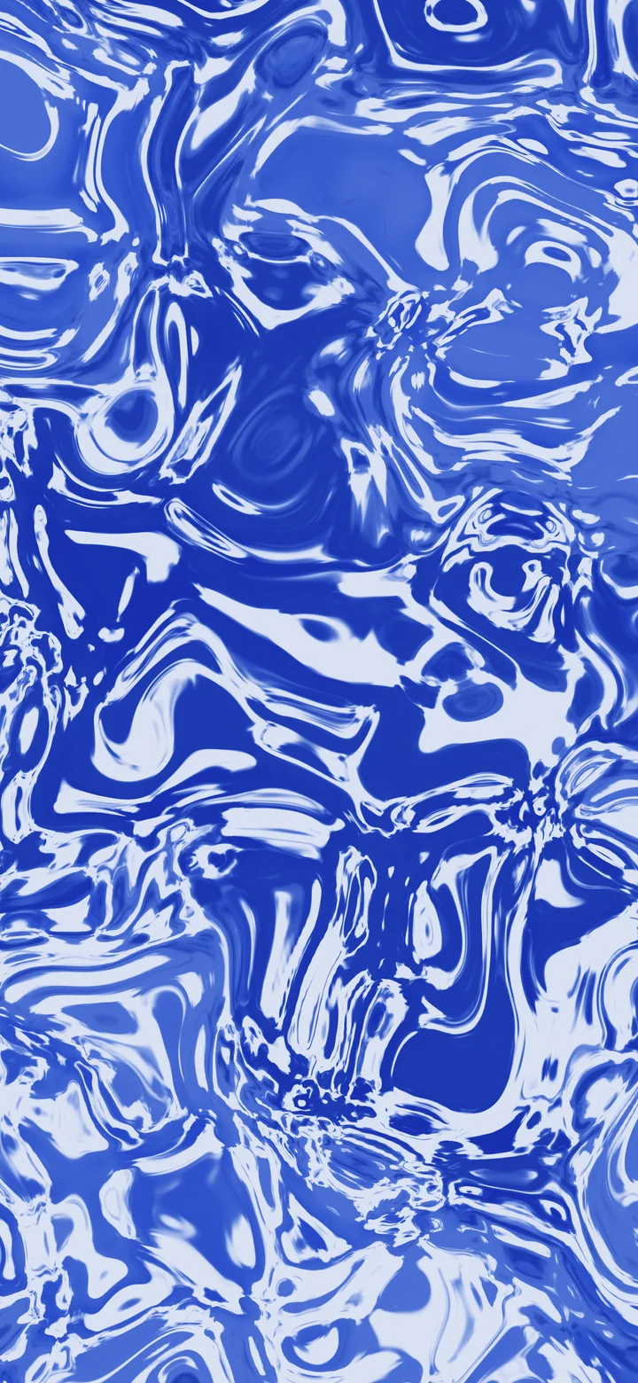 Royal Blue and Cream Liquid Marble wallpaper for iPhone and Android