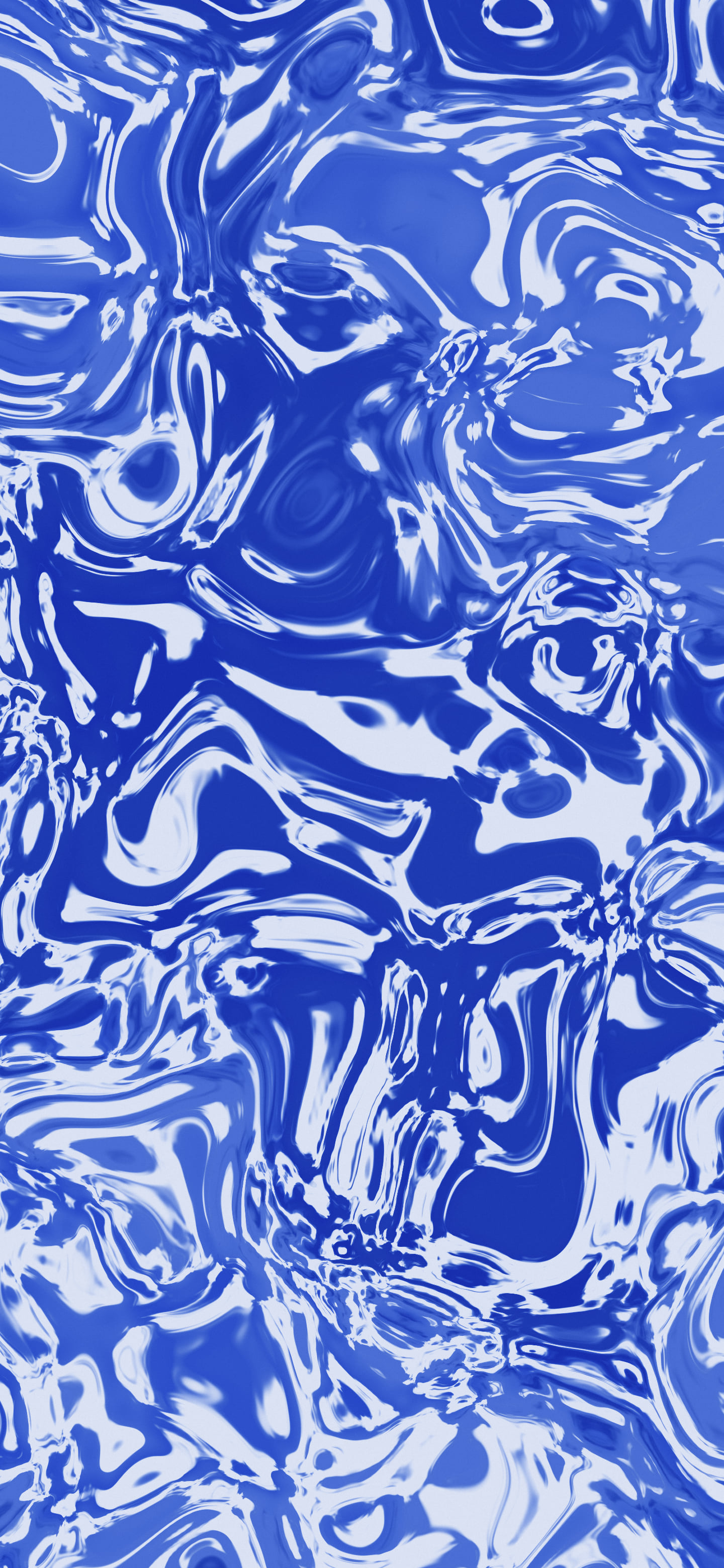 Royal Blue and Cream Liquid Marble wallpaper for iPhone and Android