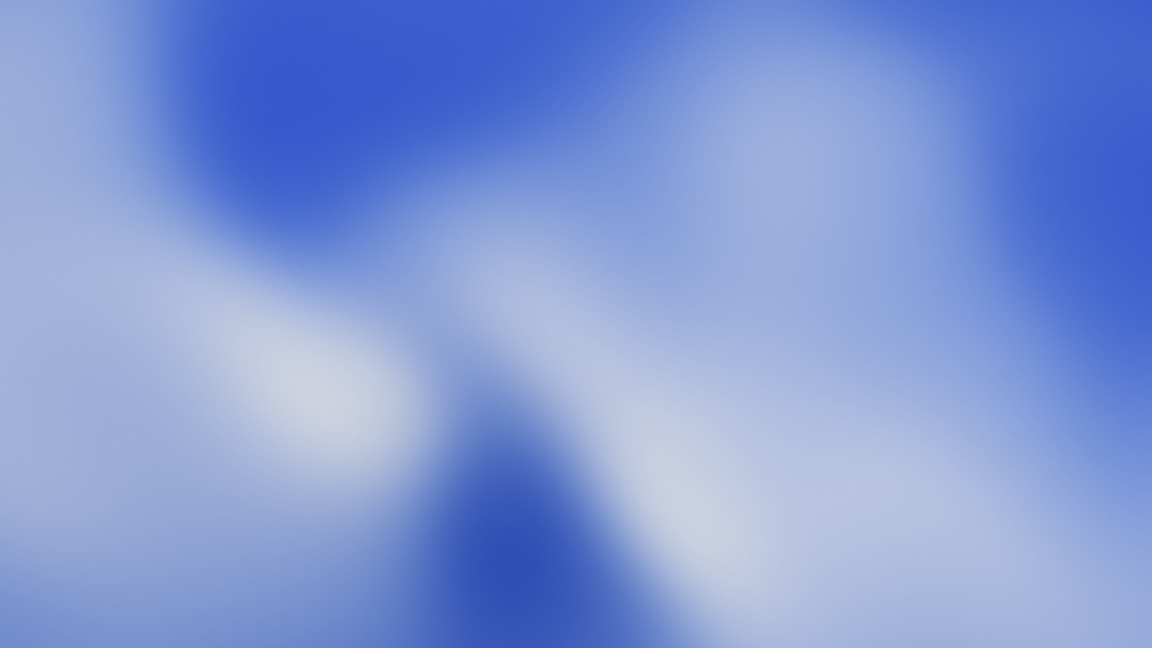 Royal Blue and Cream Mesh Gradient desktop wallpaper in 4K