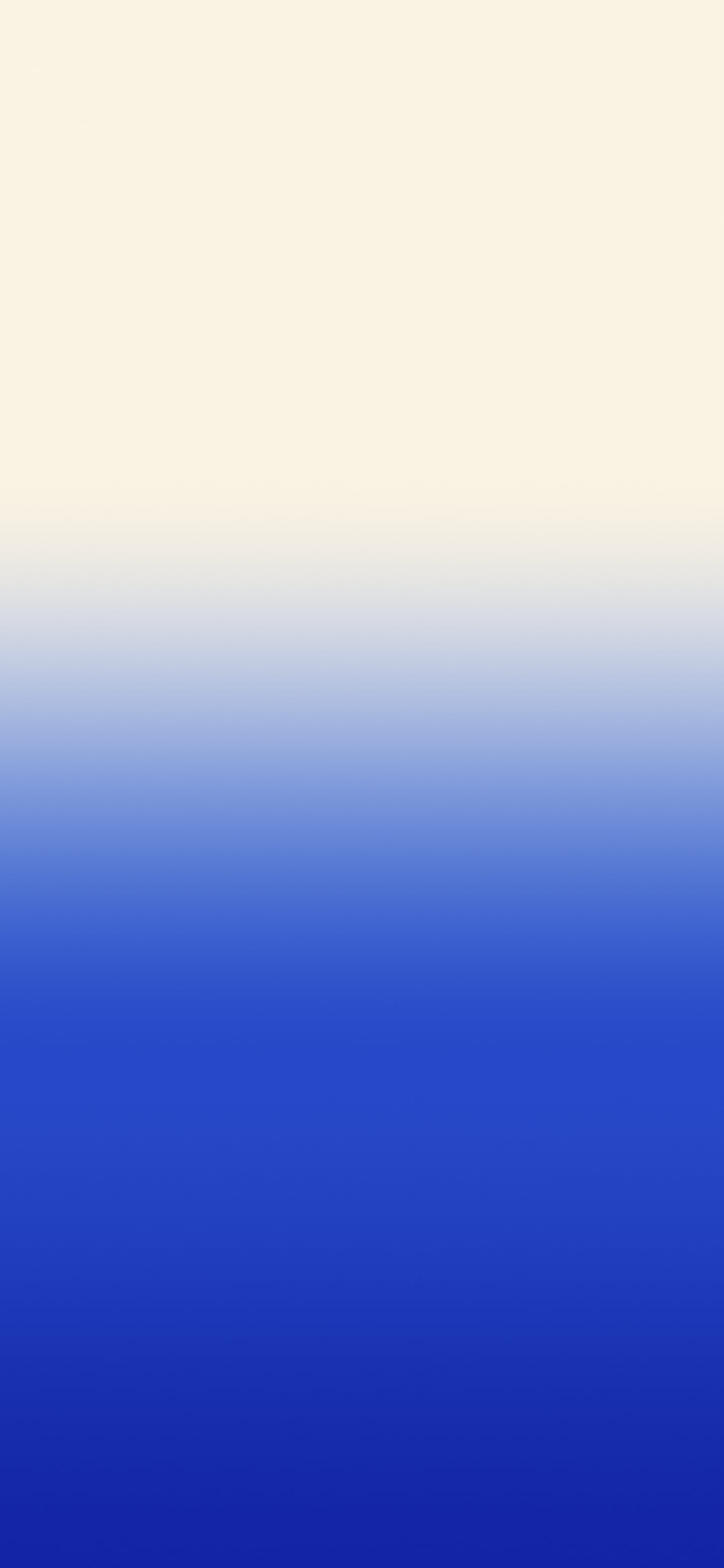 Royal Blue and Cream Ombre Gradient wallpaper for iPhone and Android