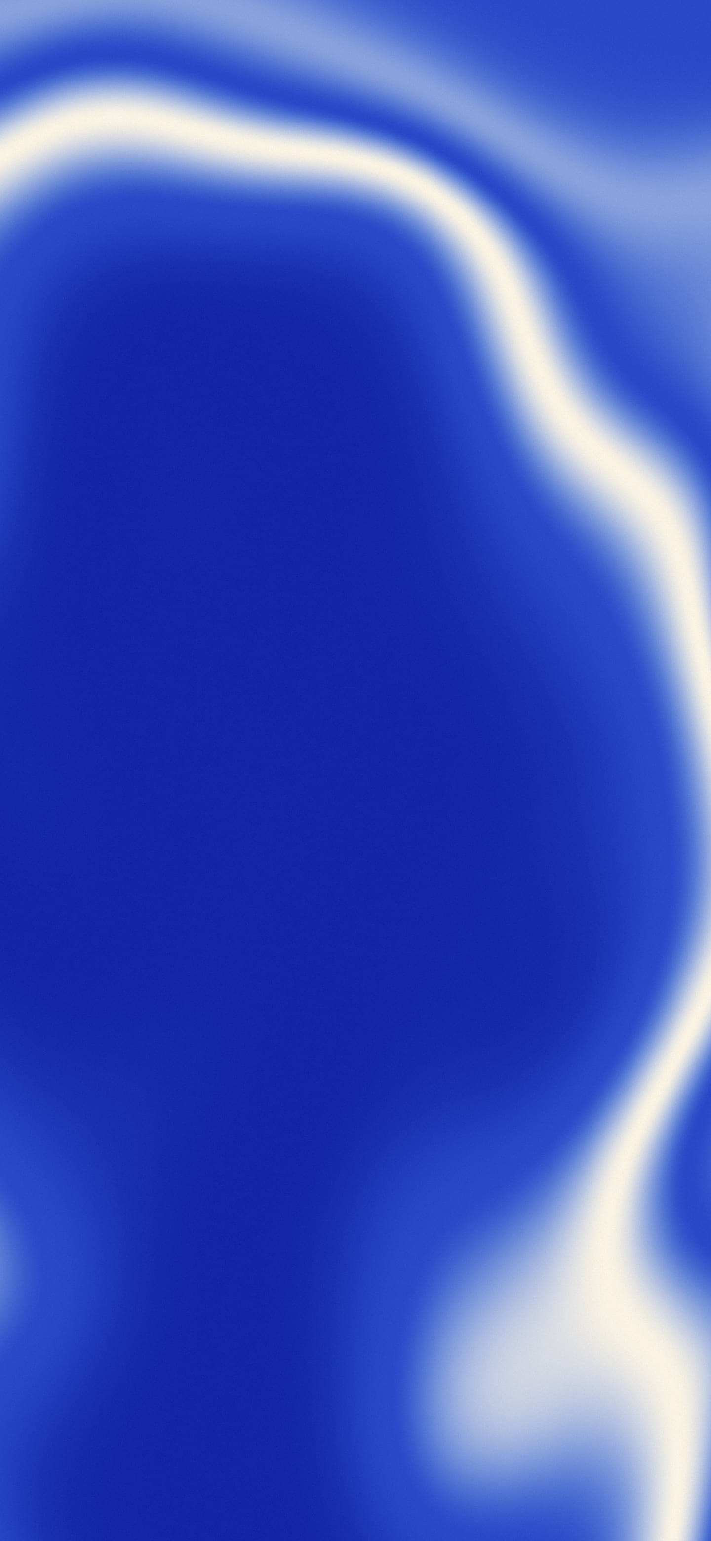 Royal Blue and Cream Silky Gradient wallpaper for iPhone and Android