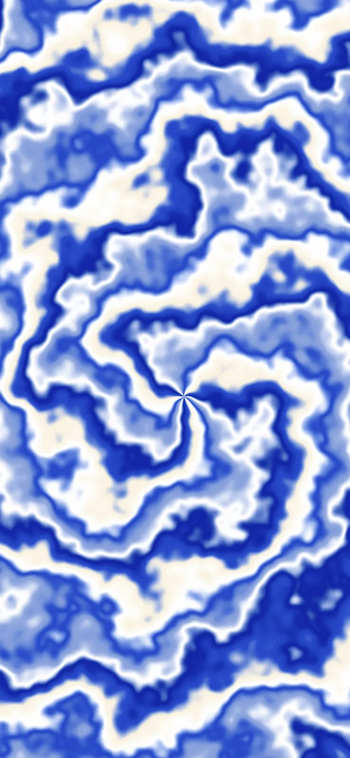 Royal Blue and Cream Spiral Tie Dye wallpaper for iPhone and Android
