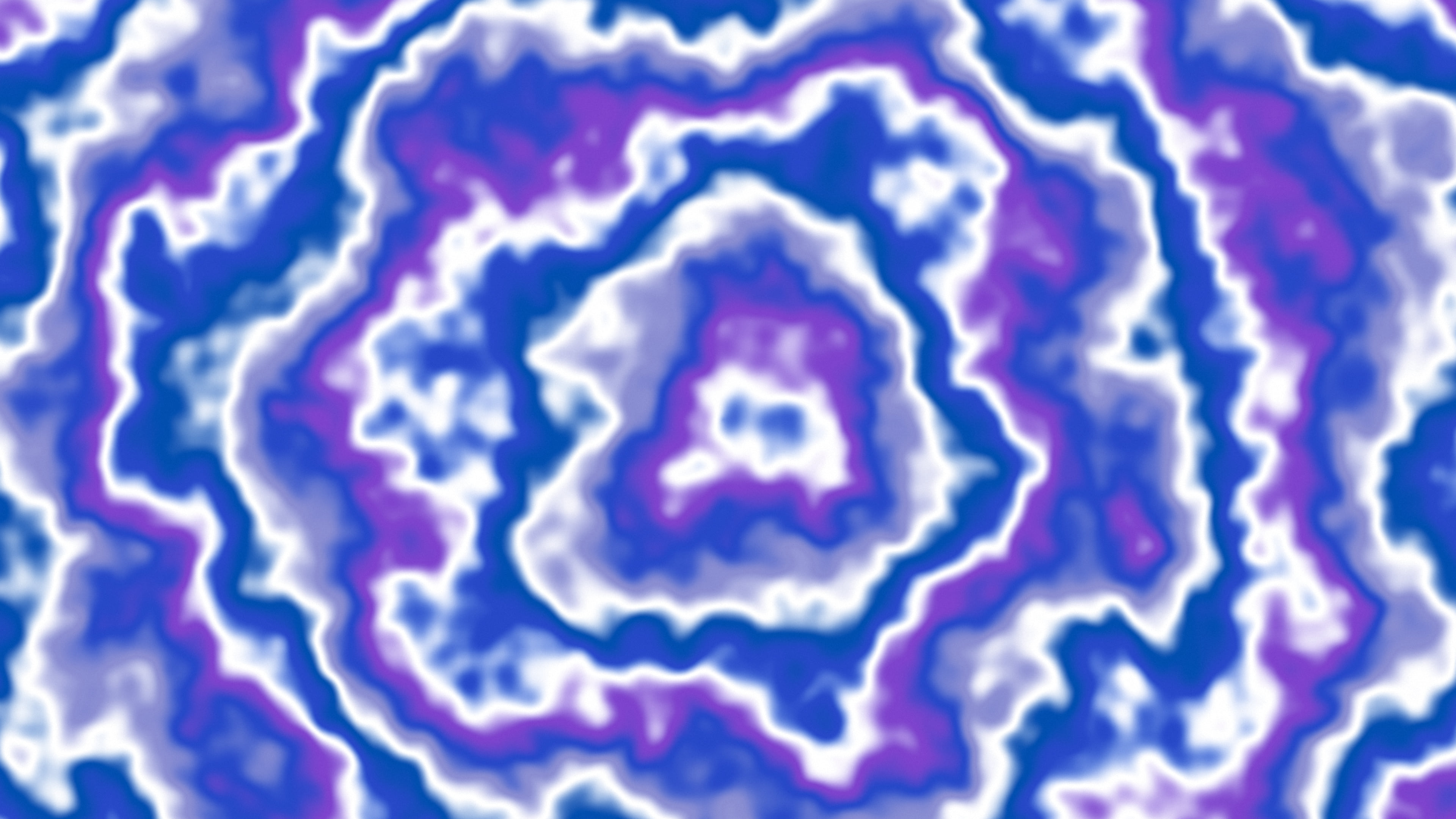 Royal Blue Bullseye Tie Dye desktop wallpaper in 4K