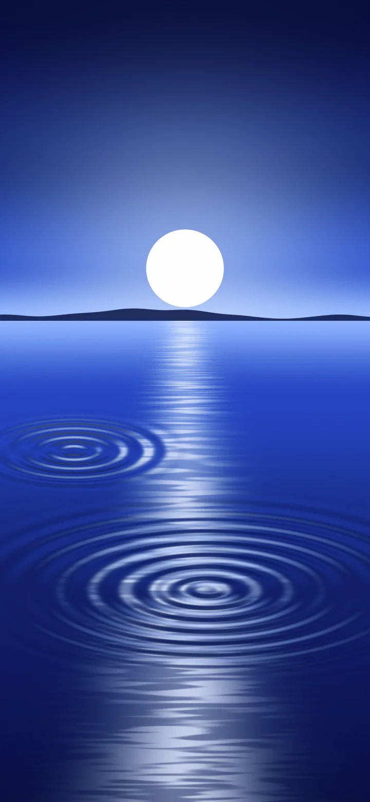 Royal Blue Calm Water Ripples wallpaper for iPhone and Android