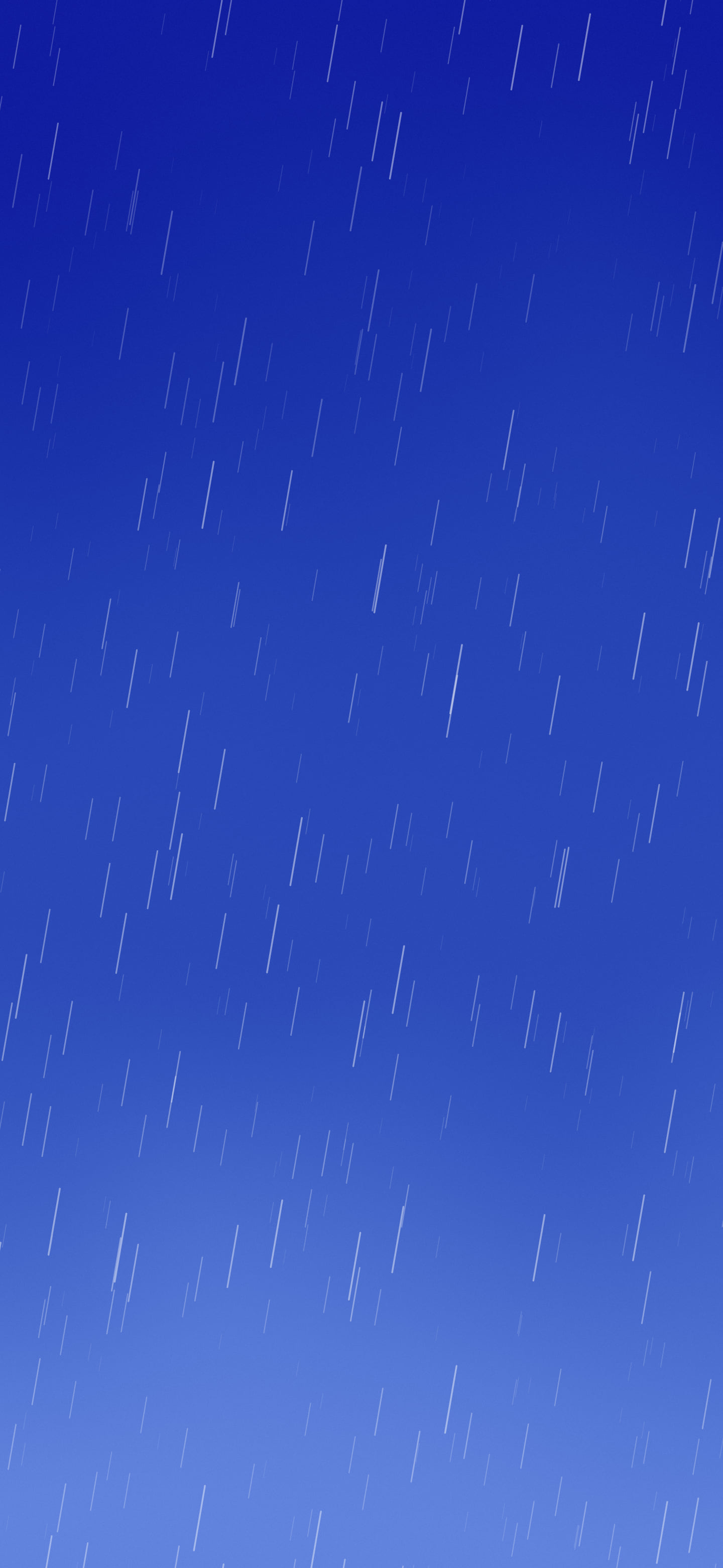Royal Blue Falling Rain wallpaper for iPhone and Android