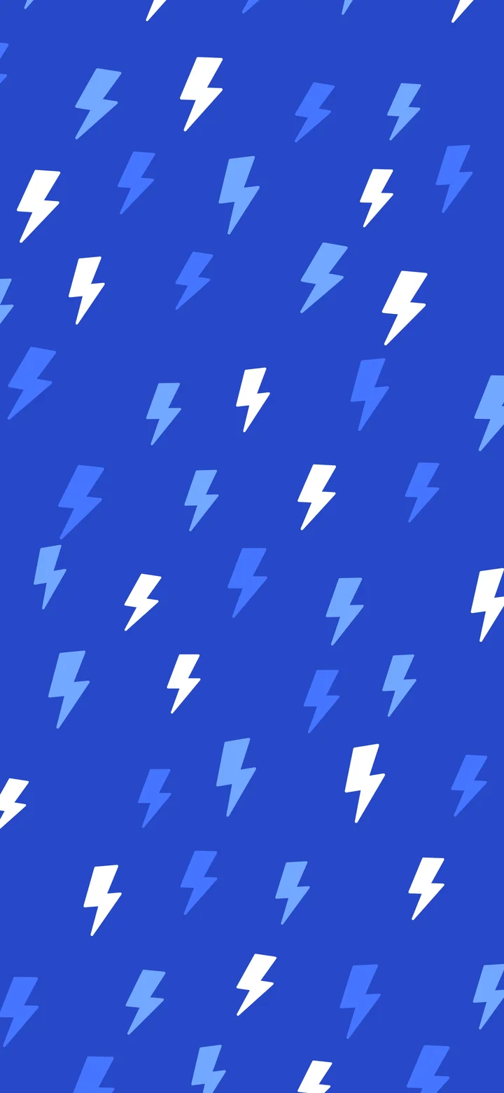Royal Blue Lightning Bolt Pattern wallpaper for iPhone and Android