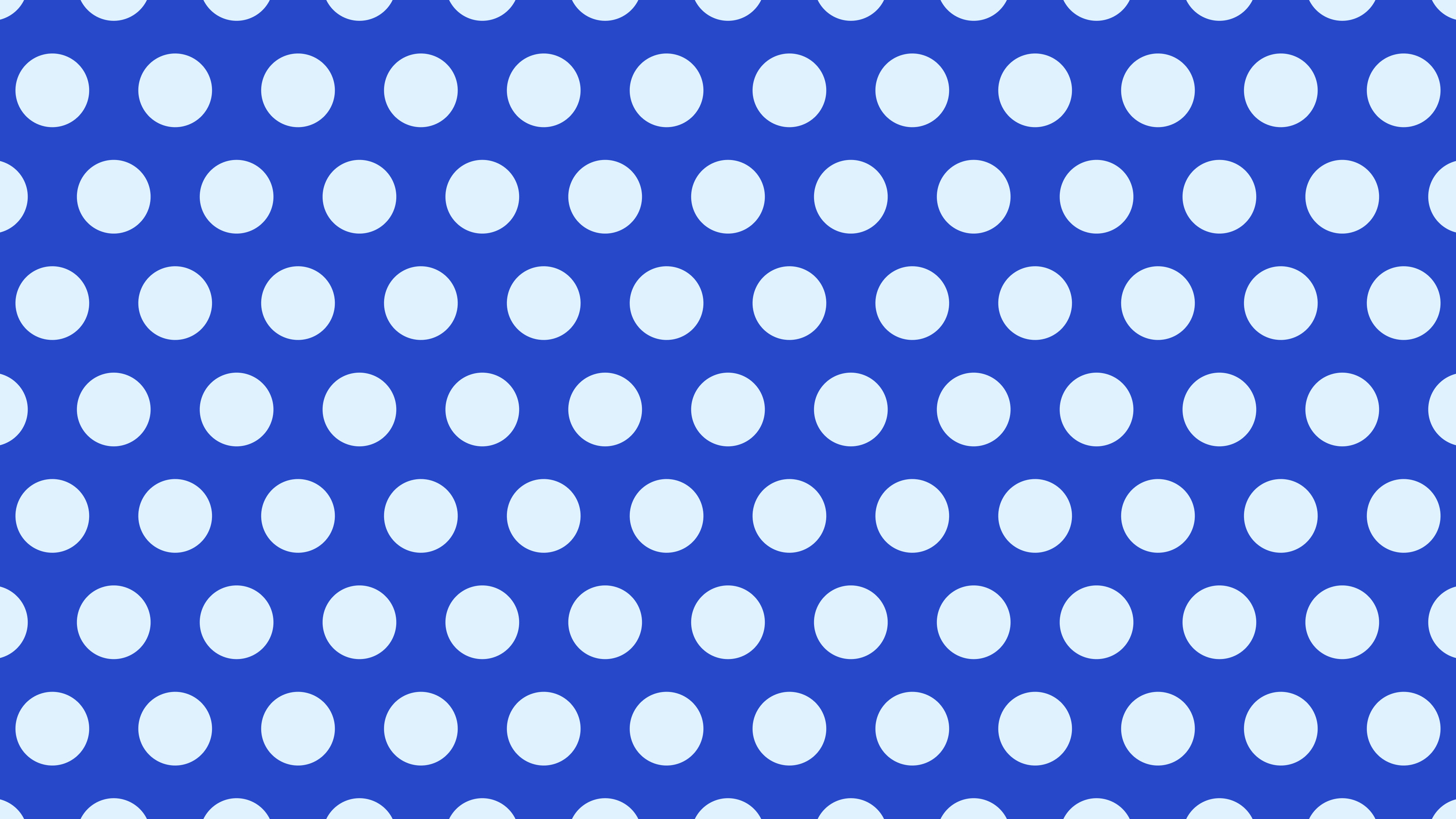 Royal Blue Polka Dot desktop wallpaper in 4K