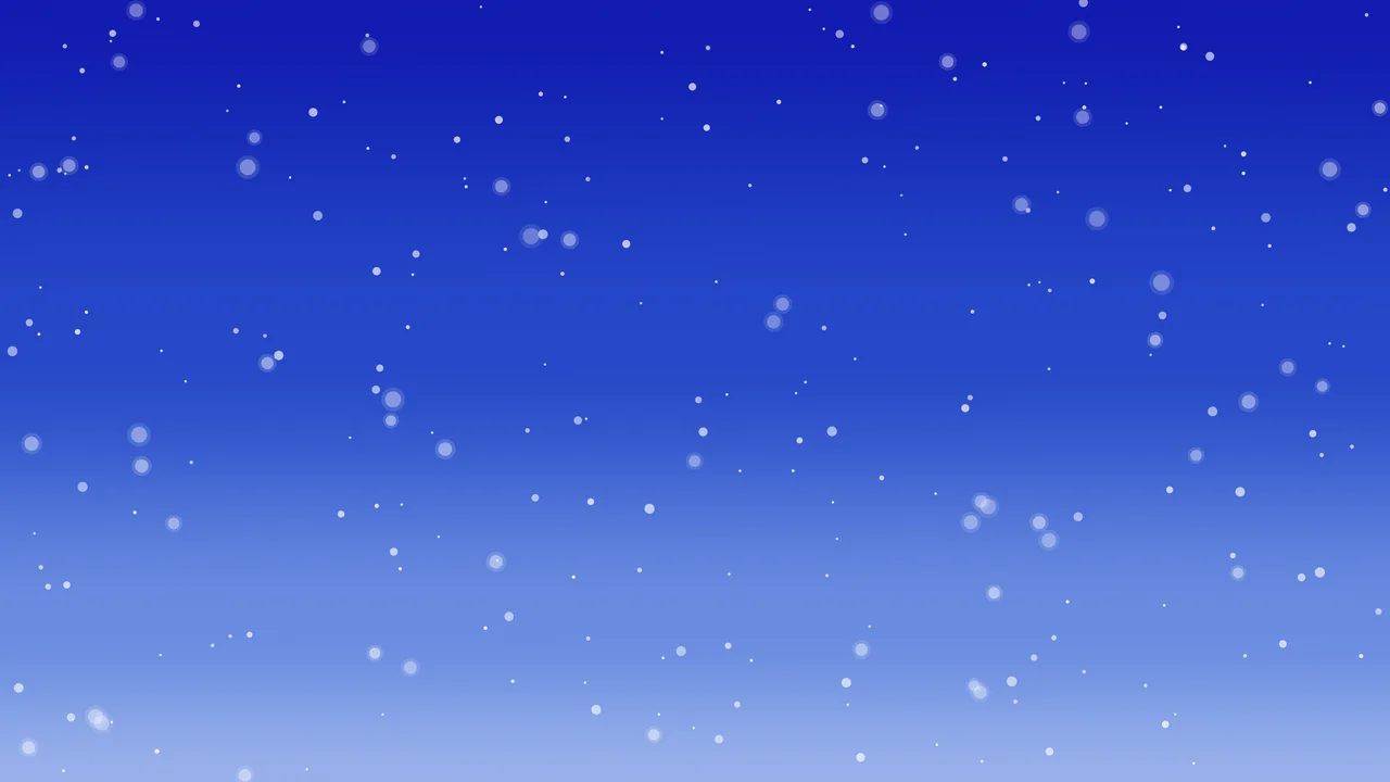 Royal Blue Snowfall desktop wallpaper in 4K