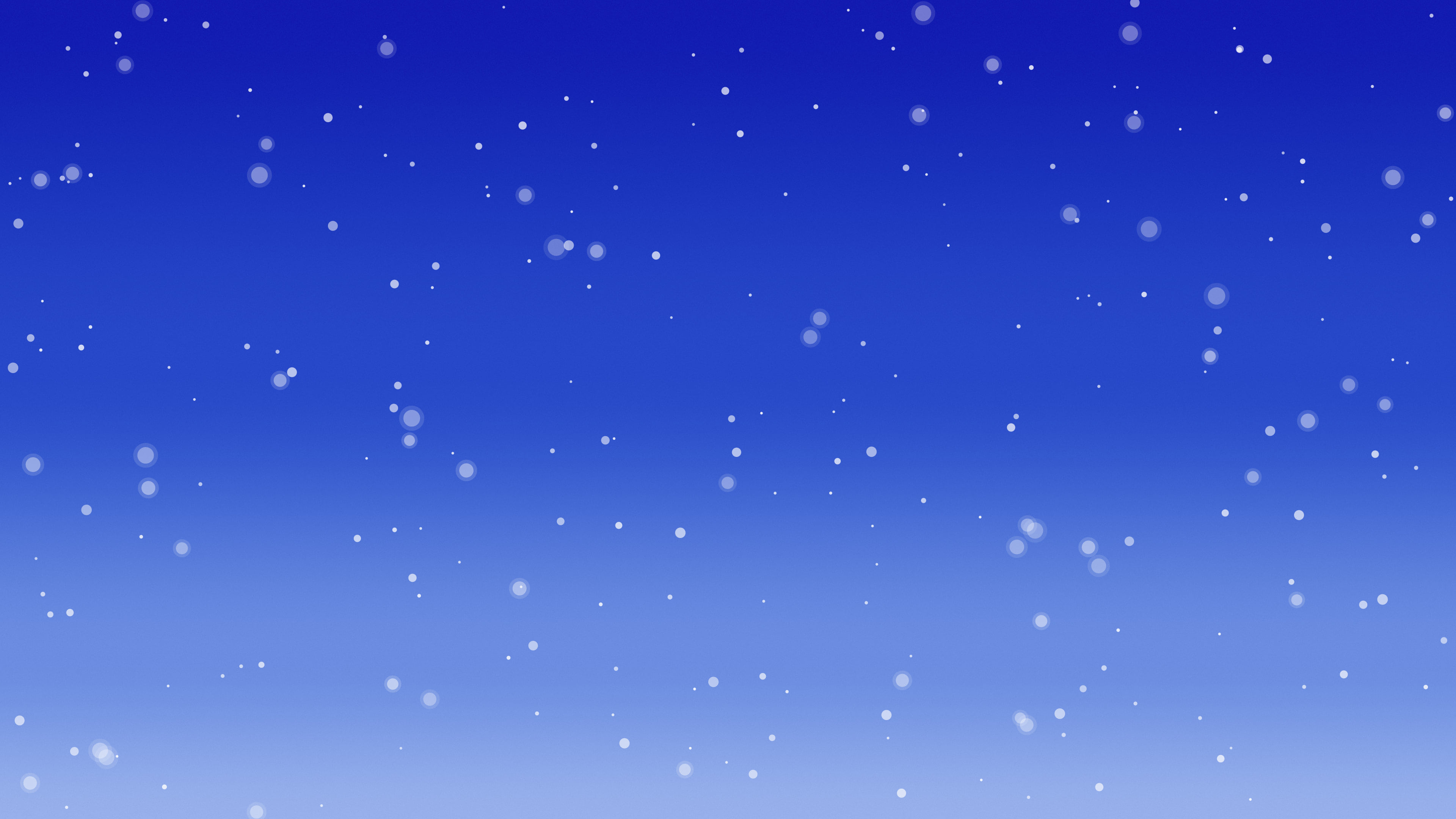 Royal Blue Snowfall desktop wallpaper in 4K