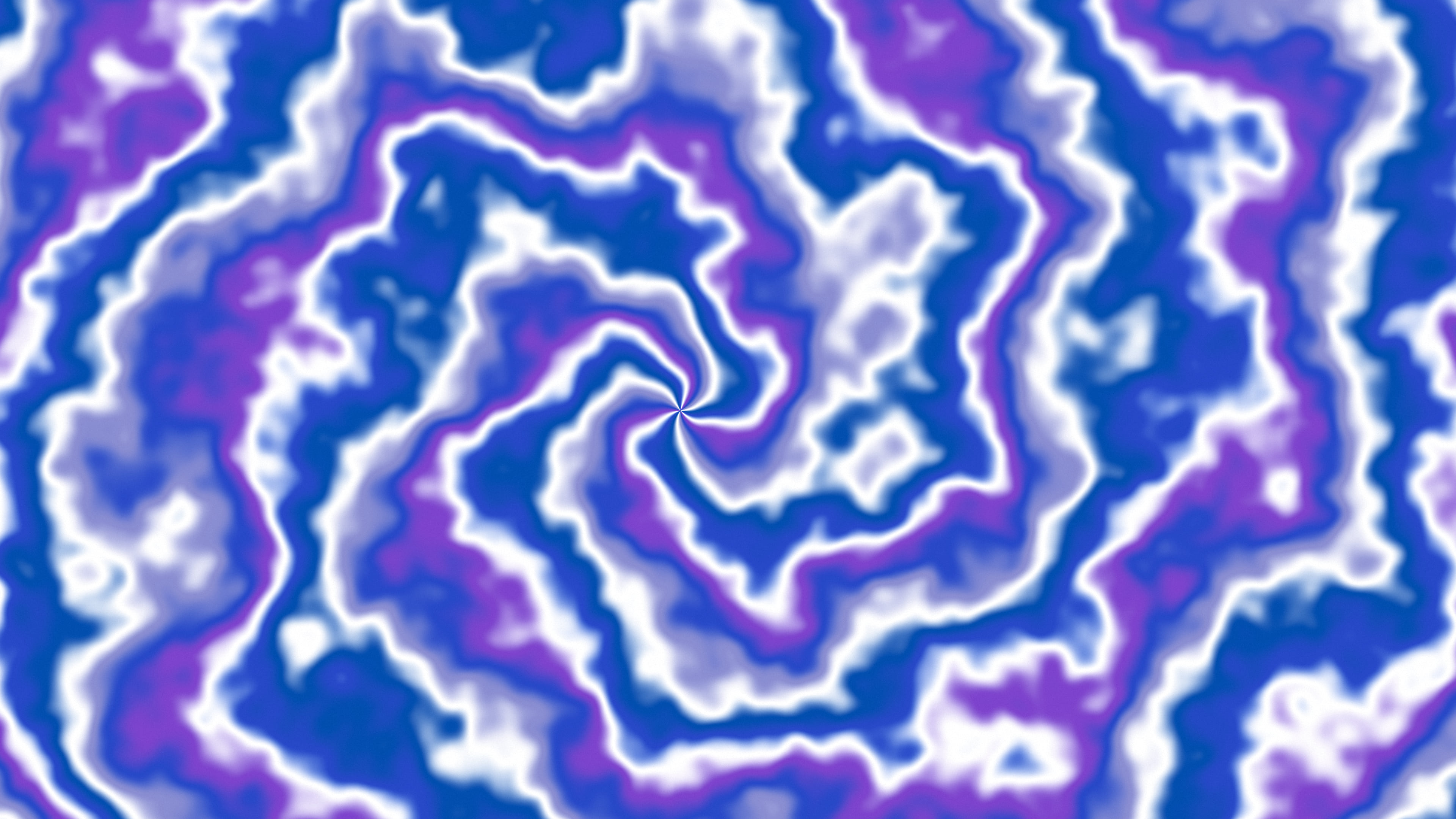Royal Blue Spiral Tie Dye desktop wallpaper in 4K