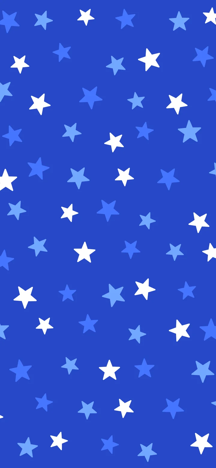 Royal Blue Star Pattern wallpaper for iPhone and Android