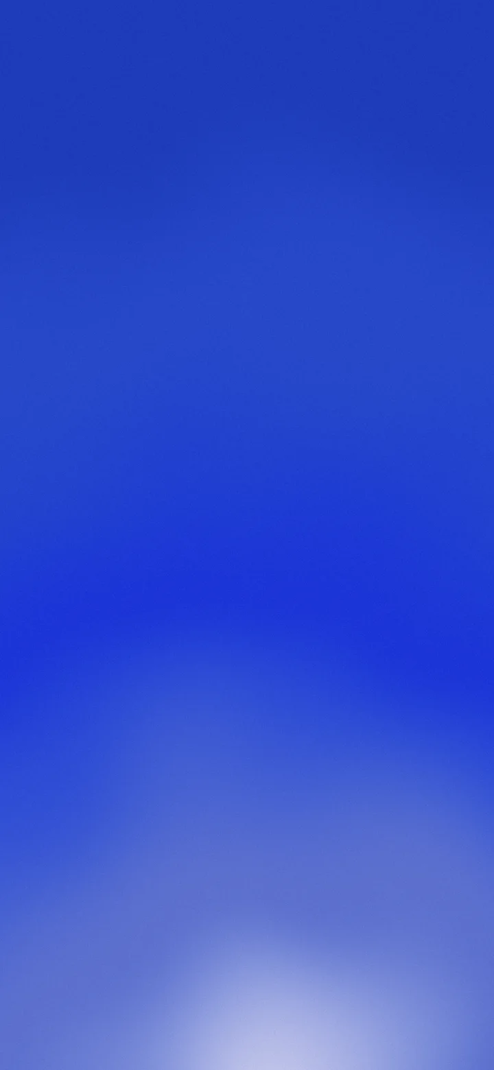 Royal Blue Sunrise Aura Gradient wallpaper for iPhone and Android