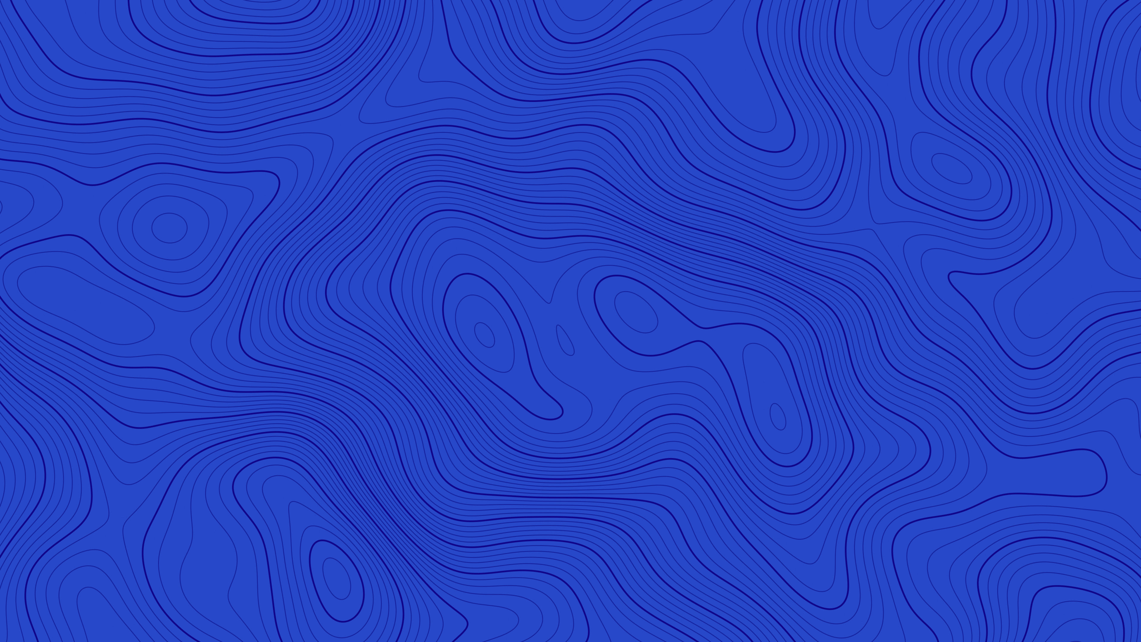 Royal Blue Topographic Line desktop wallpaper in 4K