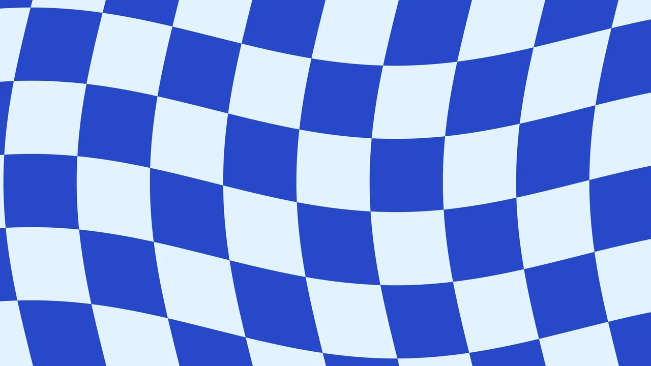 Royal Blue Wavy Checkered desktop wallpaper in 4K