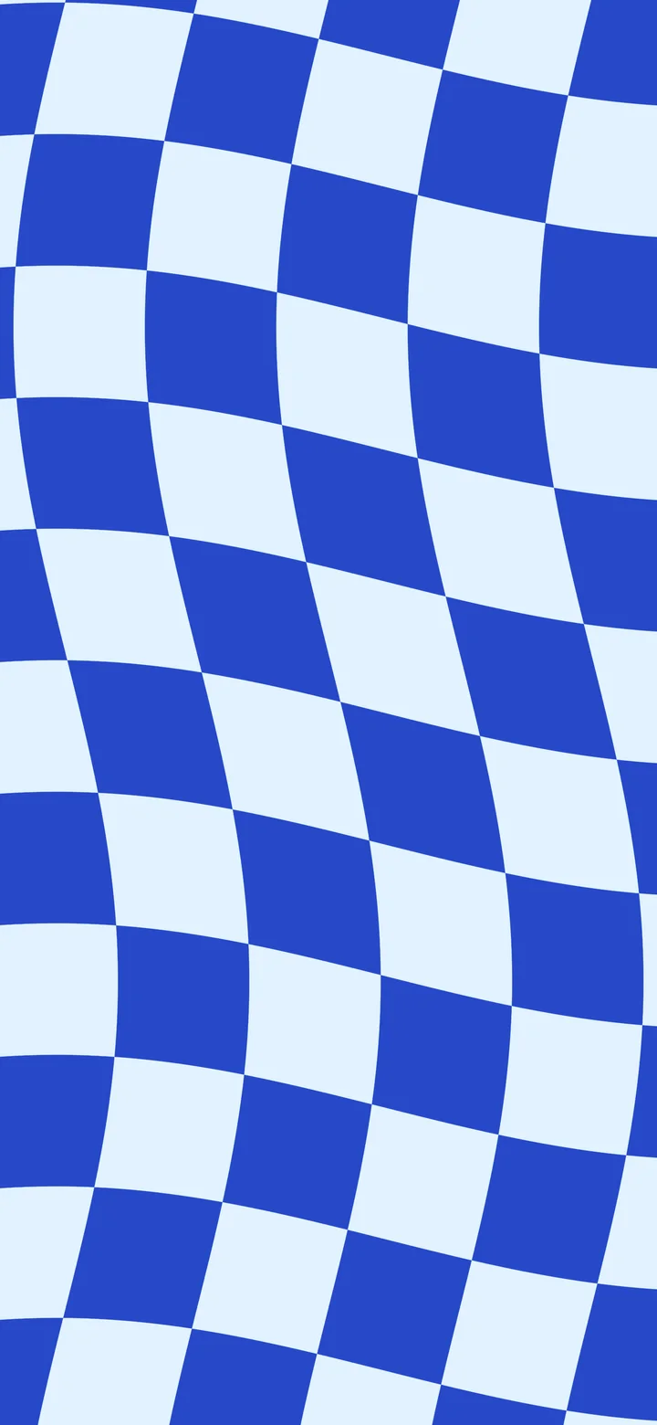 Royal Blue Wavy Checkered wallpaper for iPhone and Android