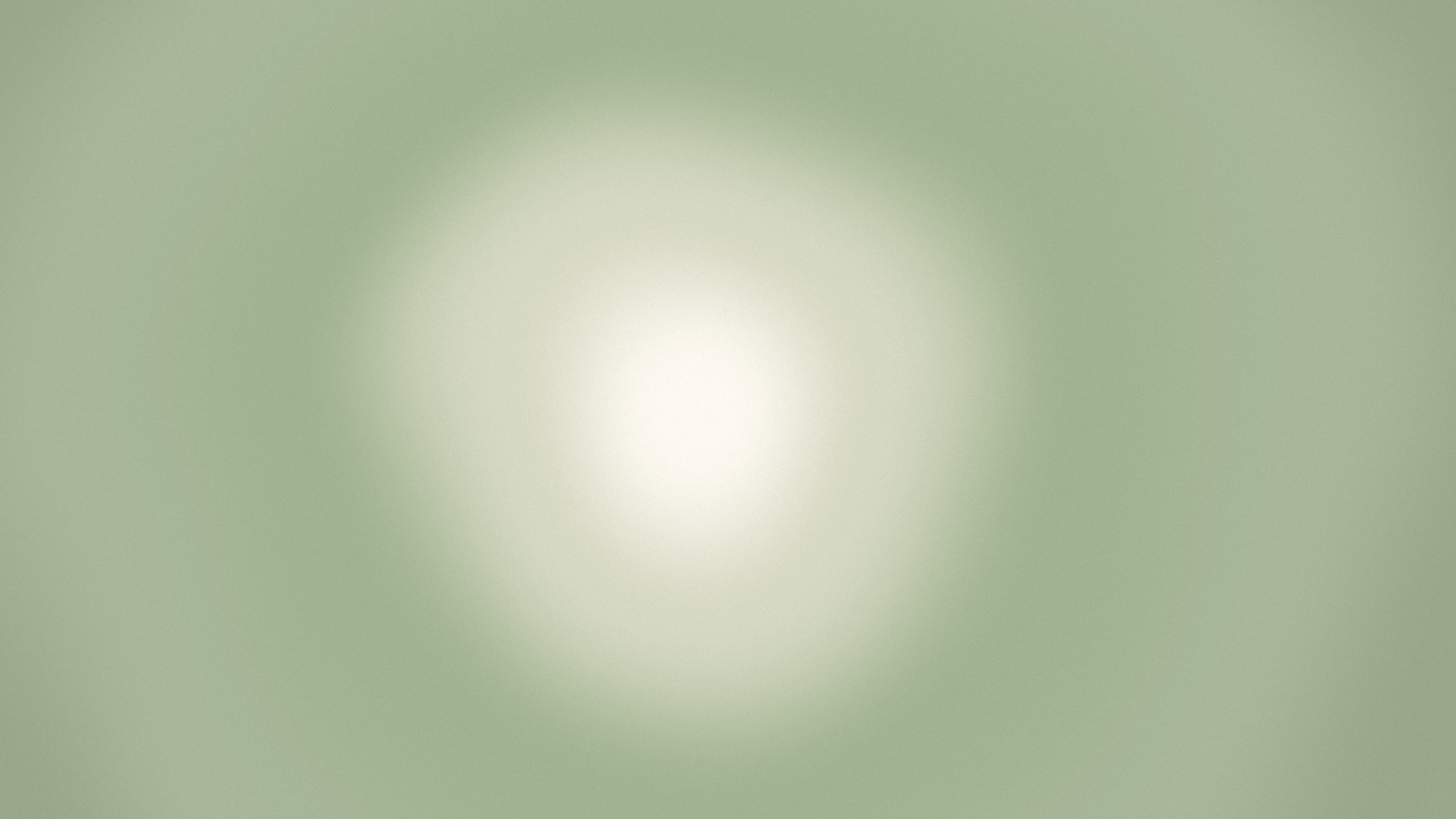Sage Green and Cream Aura Gradient desktop wallpaper in 4K