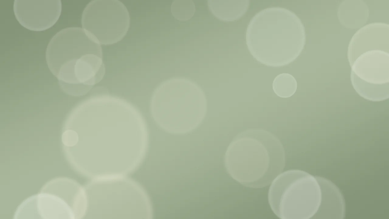 Sage Green and Cream Bokeh Lights desktop wallpaper in 4K