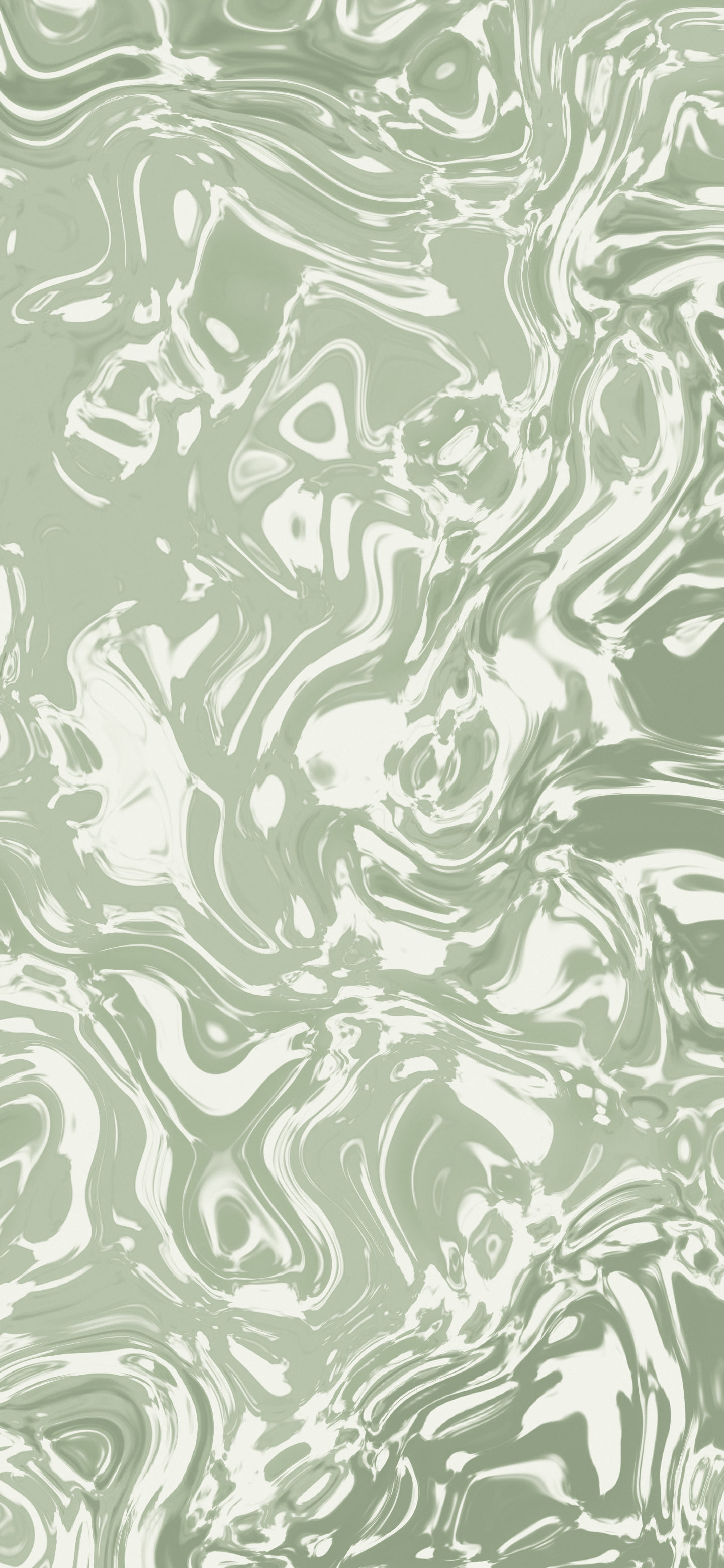 Sage Green and Cream Liquid Marble wallpaper for iPhone and Android