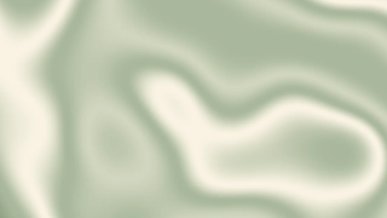 Sage Green and Cream Silky Gradient desktop wallpaper in 4K