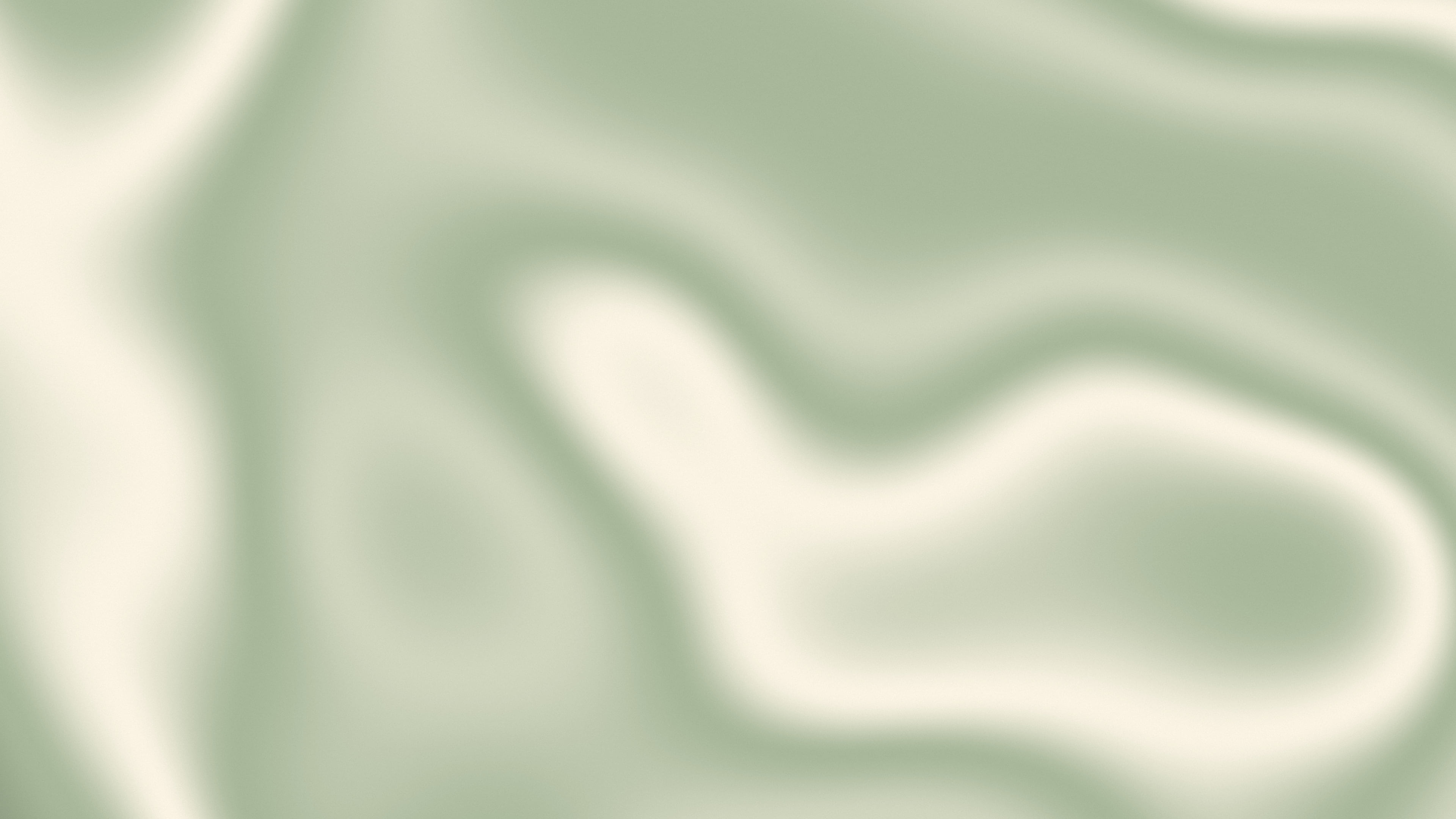 Sage Green and Cream Silky Gradient desktop wallpaper in 4K