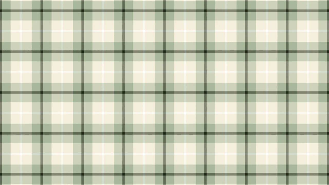 Sage Green and Cream Tartan Plaid desktop wallpaper in 4K