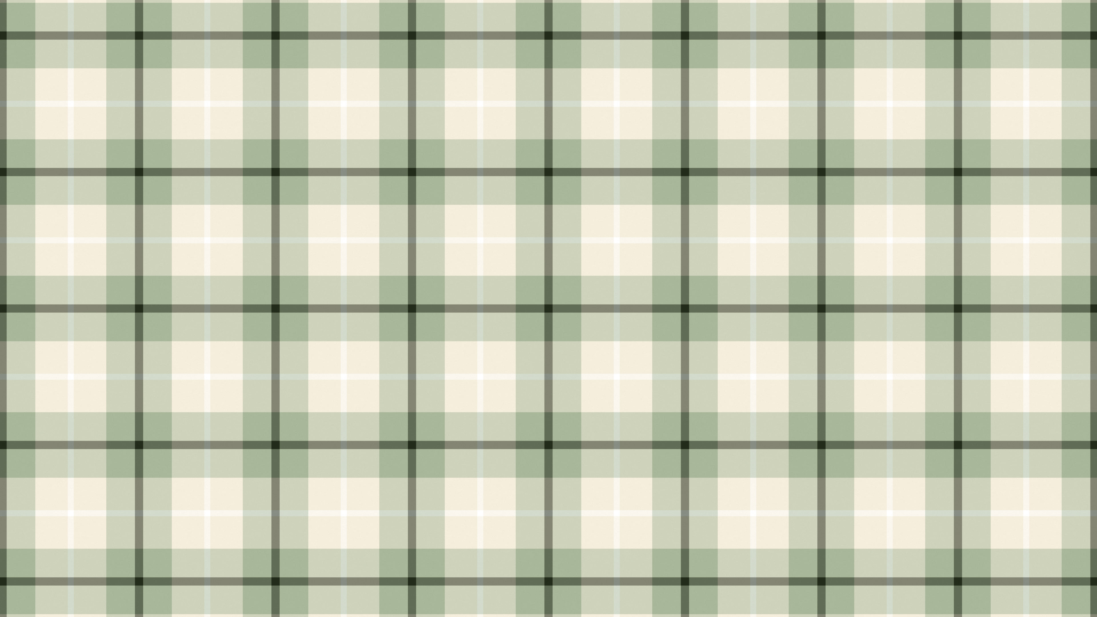 Sage Green and Cream Tartan Plaid desktop wallpaper in 4K