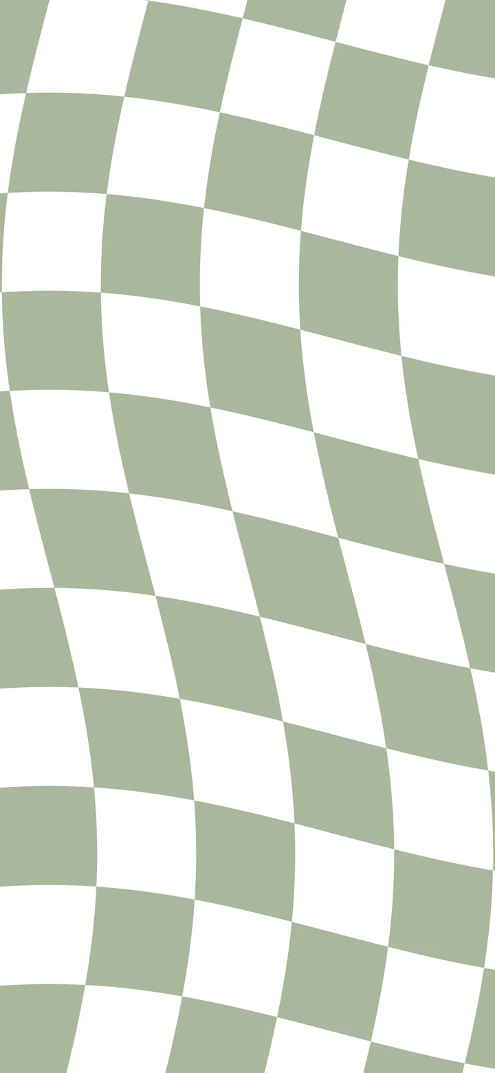 Sage Green Wavy Checkered wallpaper for iPhone and Android