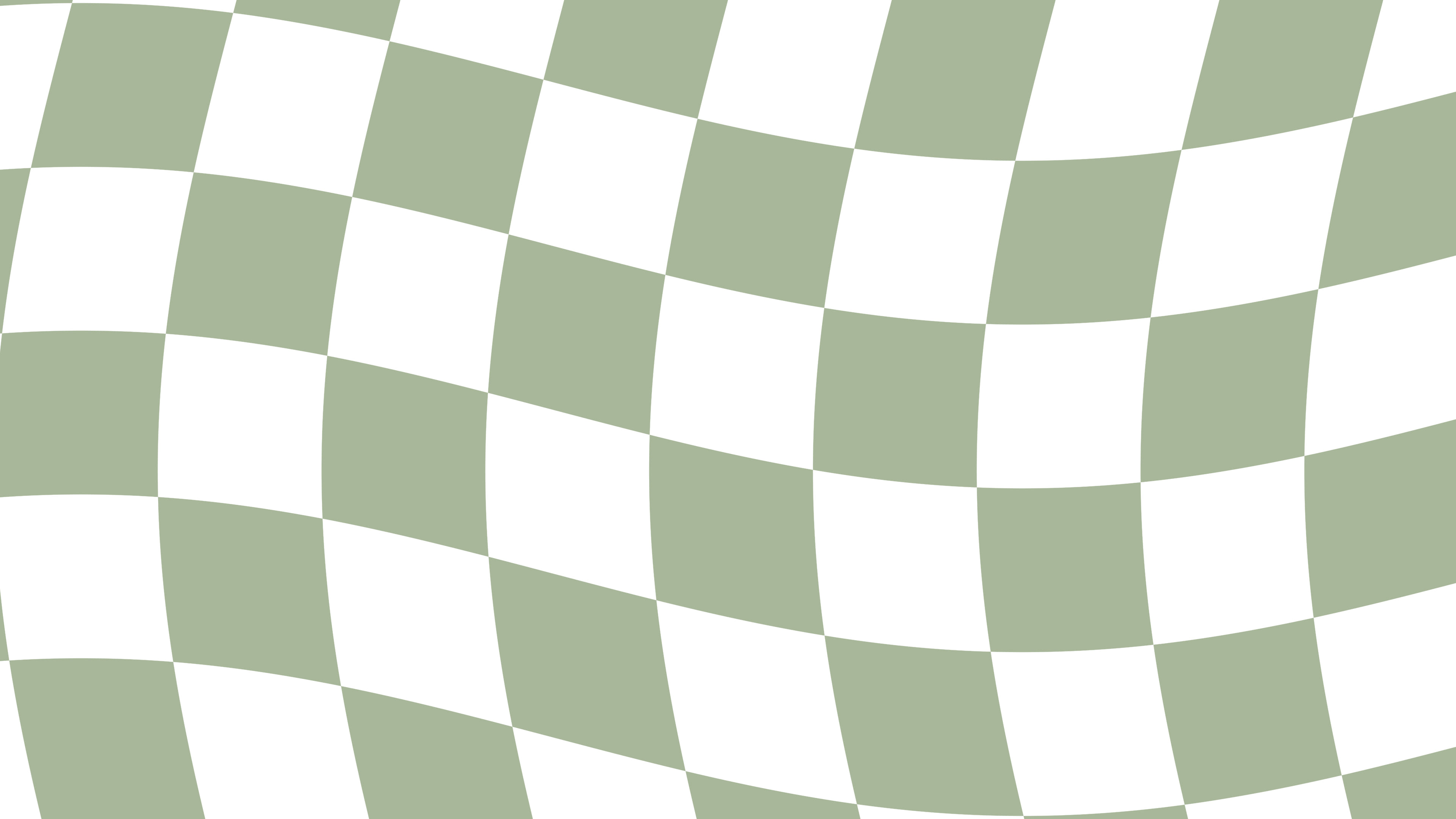 Sage Green Wavy Checkered desktop wallpaper in 4K